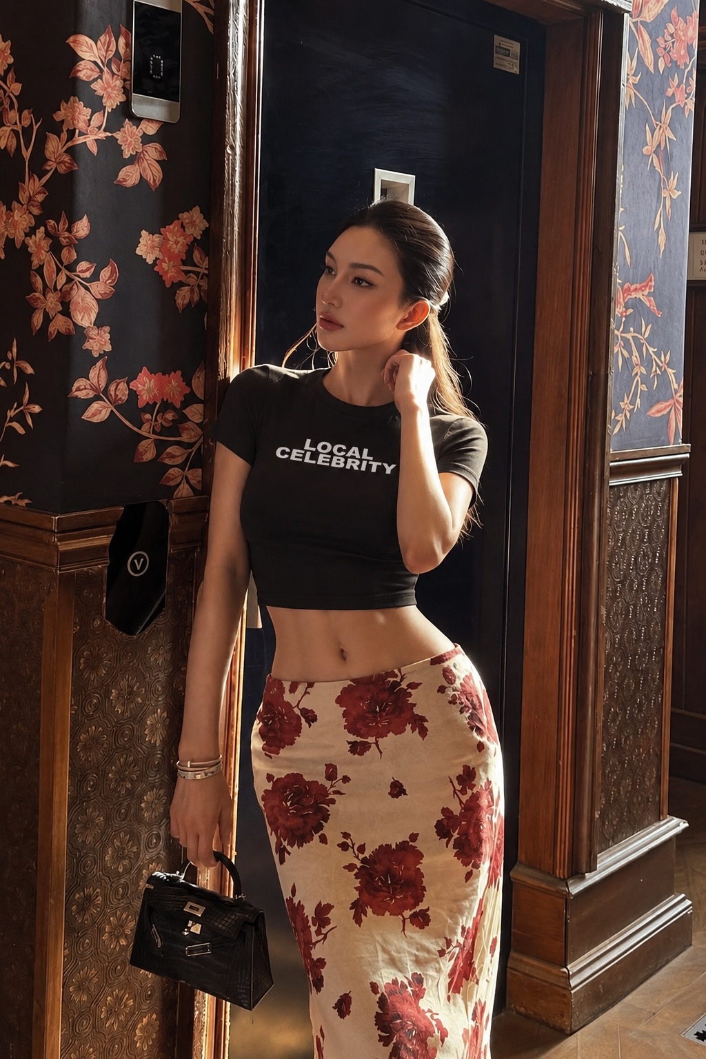 LOCAL CELEBRITY BABY CROP TOP