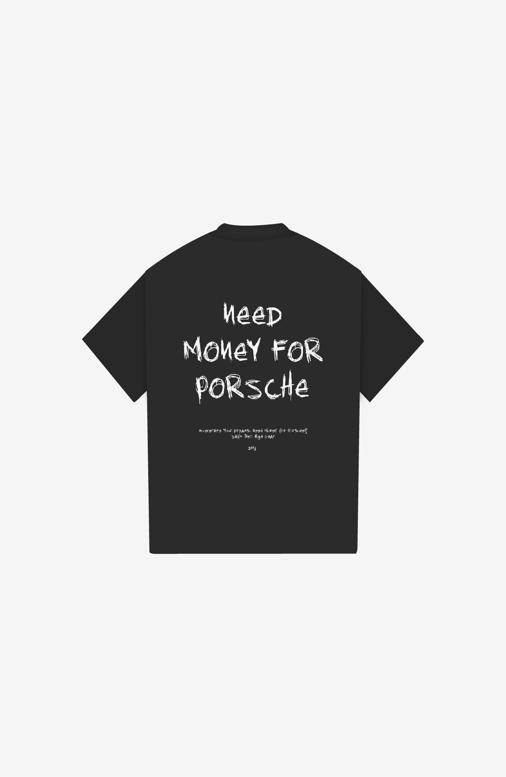 NEED MONEY FOR PORSCHE BLACK POLO SHIRT