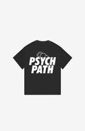 PSYCHPATH BLACK OVERSIZED T-SHIRT