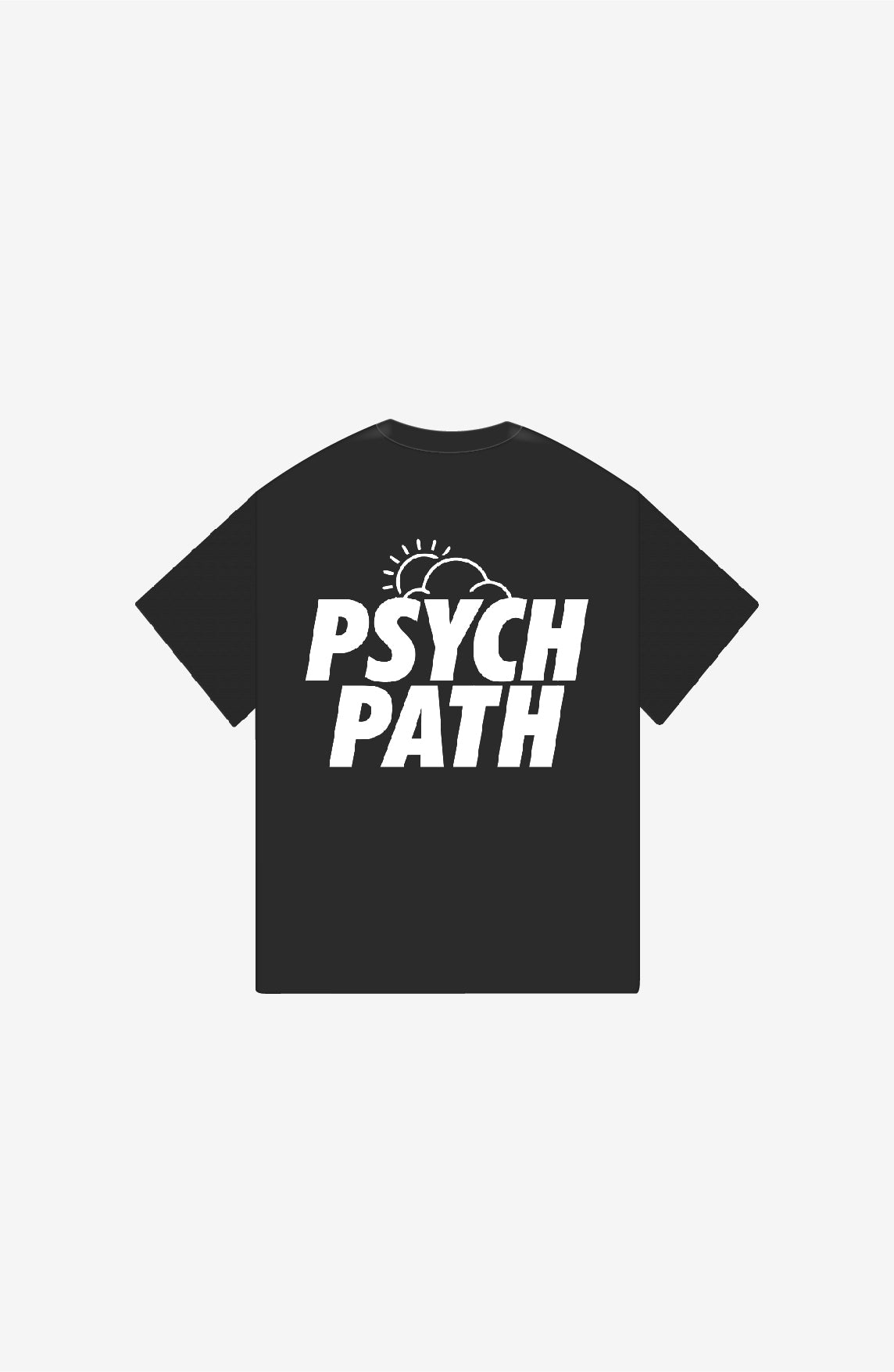 PSYCHPATH BLACK OVERSIZED T-SHIRT