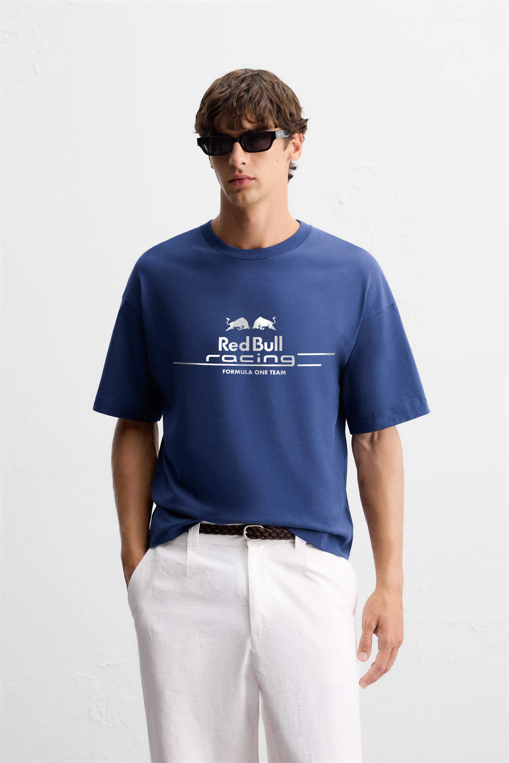 BLUE REDBULL FORMULA 1 OVERSIZED T SHIRT