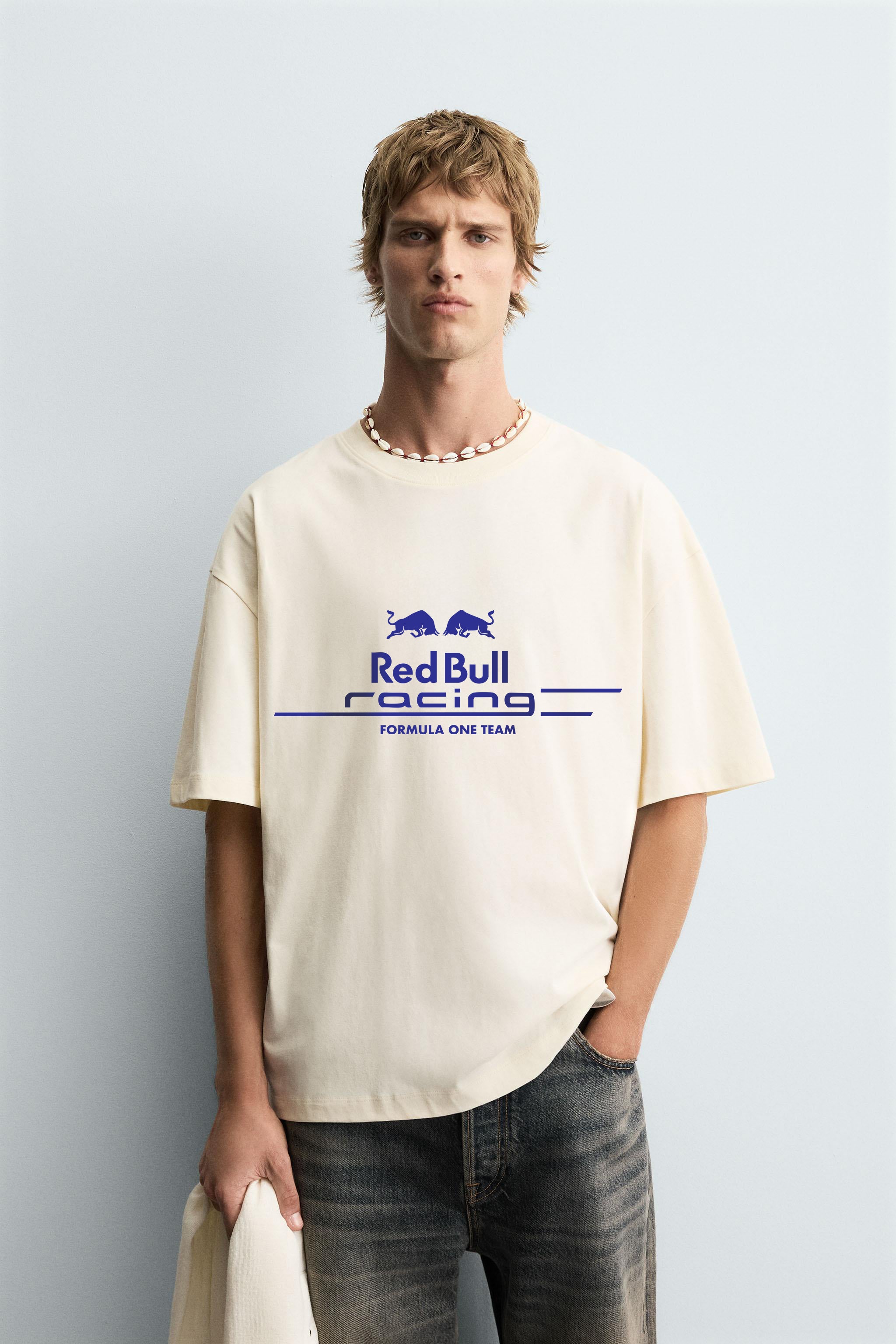 OFF WHITE REDBULL FORMULA 1 OVERSIZED T SHIRT