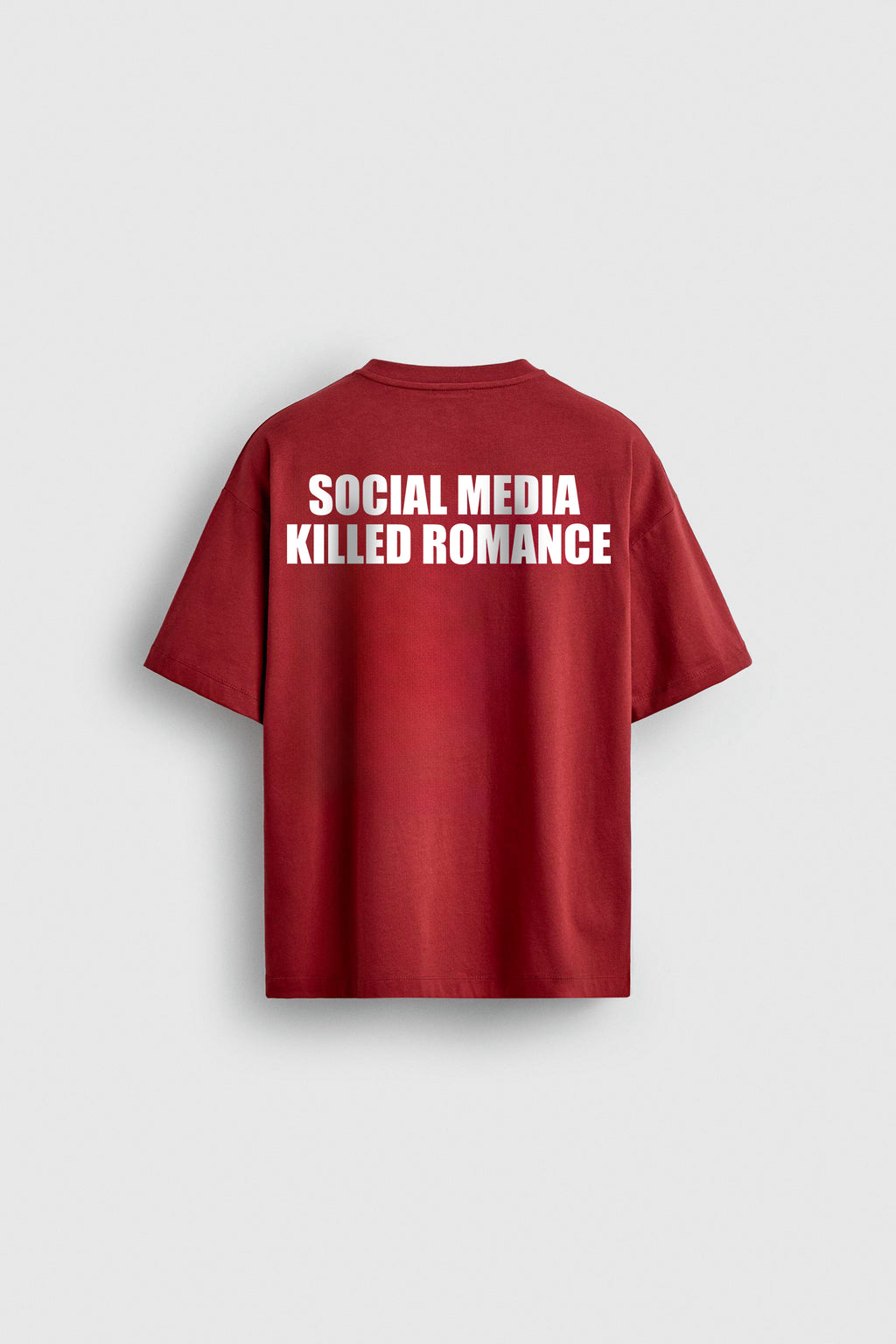 ROMANCE RED OVERSIZED TSHIRT