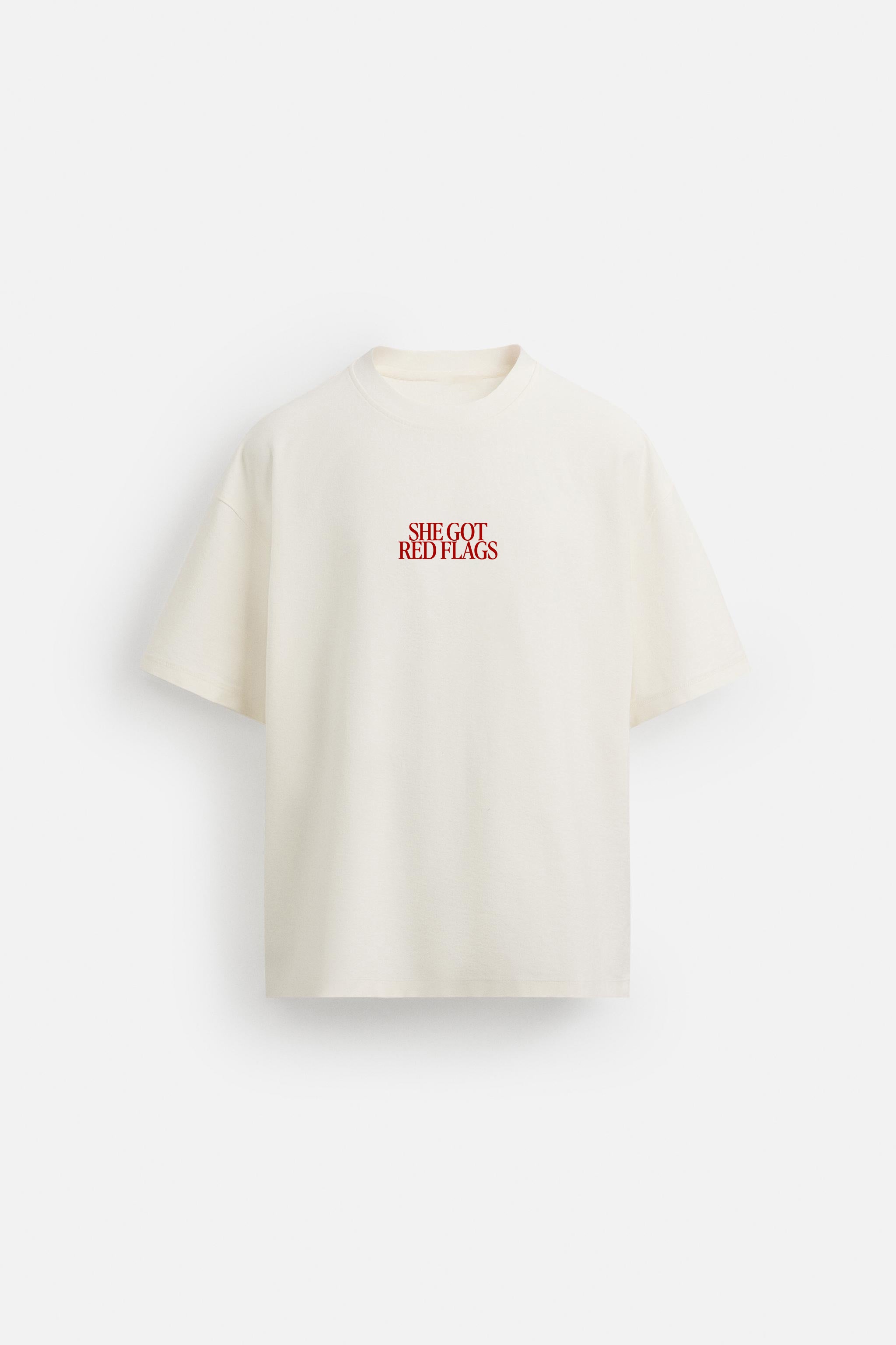 RED FLAGS OVERSIZED TSHIRT
