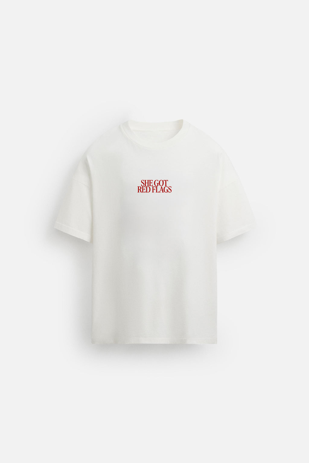 RED FLAGS OVERSIZED TSHIRT