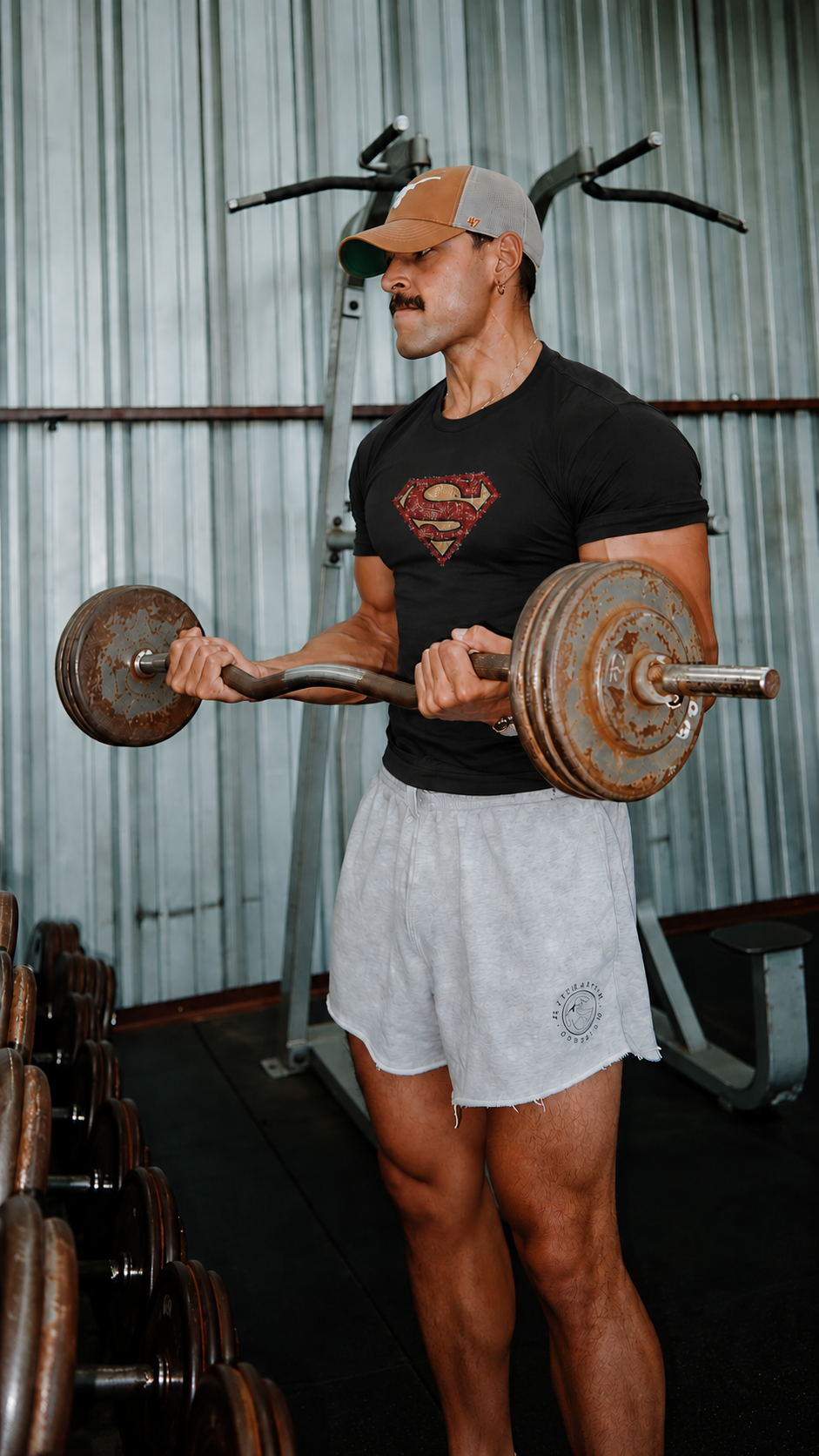 SUPERMAN STRETCHY TSHIRT (DARK EDITION)