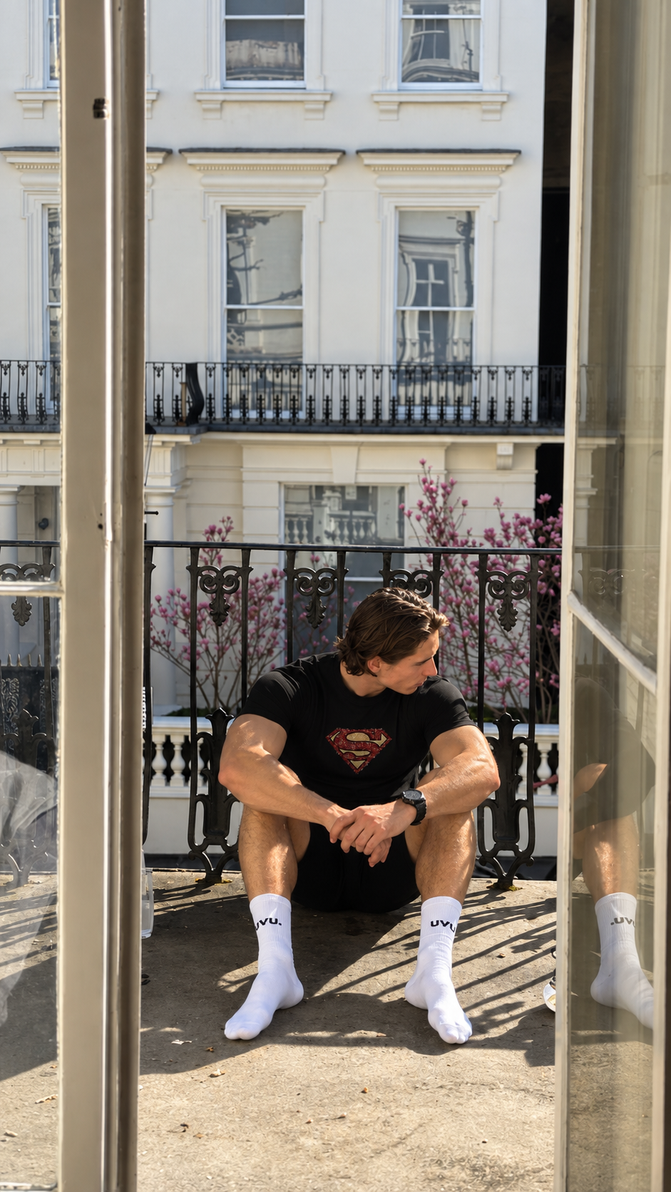 SUPERMAN STRETCHY TSHIRT (DARK EDITION)