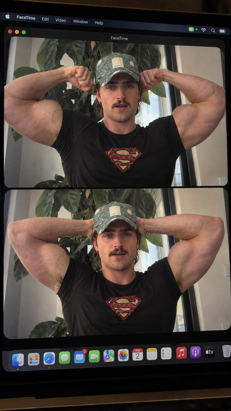 SUPERMAN STRETCHY TSHIRT (DARK EDITION)