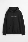 TOO CLOSE BLACK OVERSIZED HOODIE