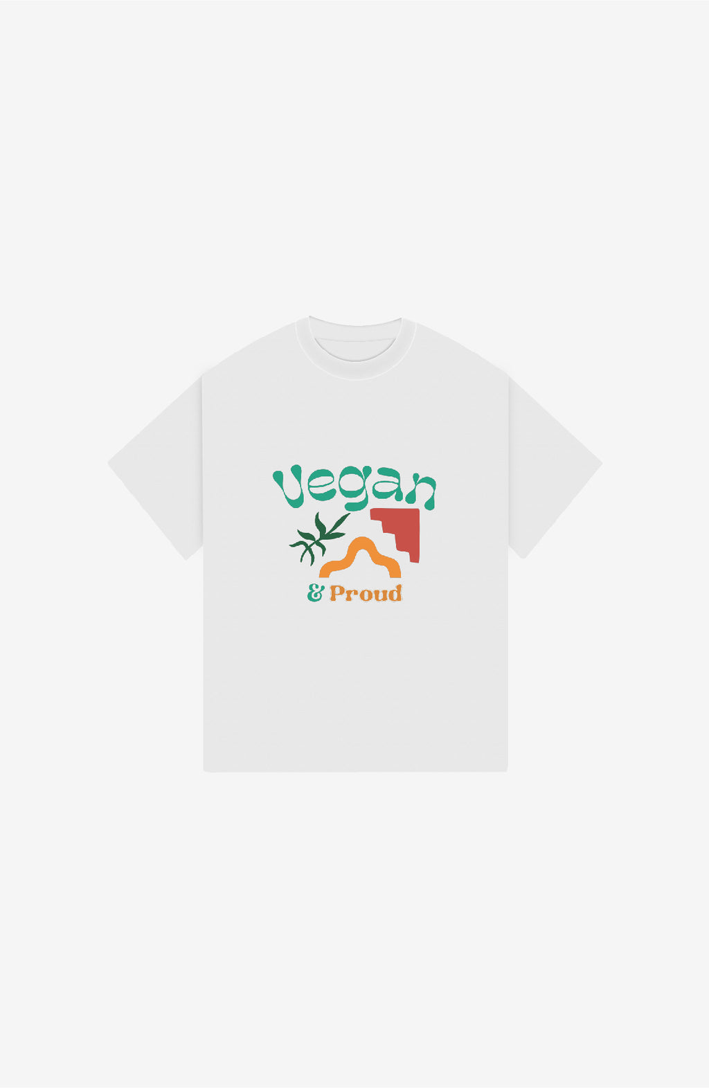 VEGAN WHITE OVERSIZED T-SHIRT
