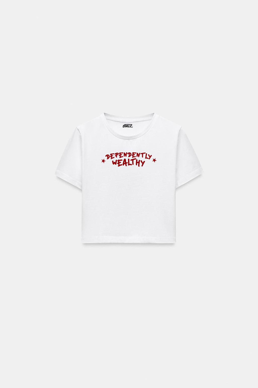 DEPENDENTLY WEALTHY BABY CROP TOP