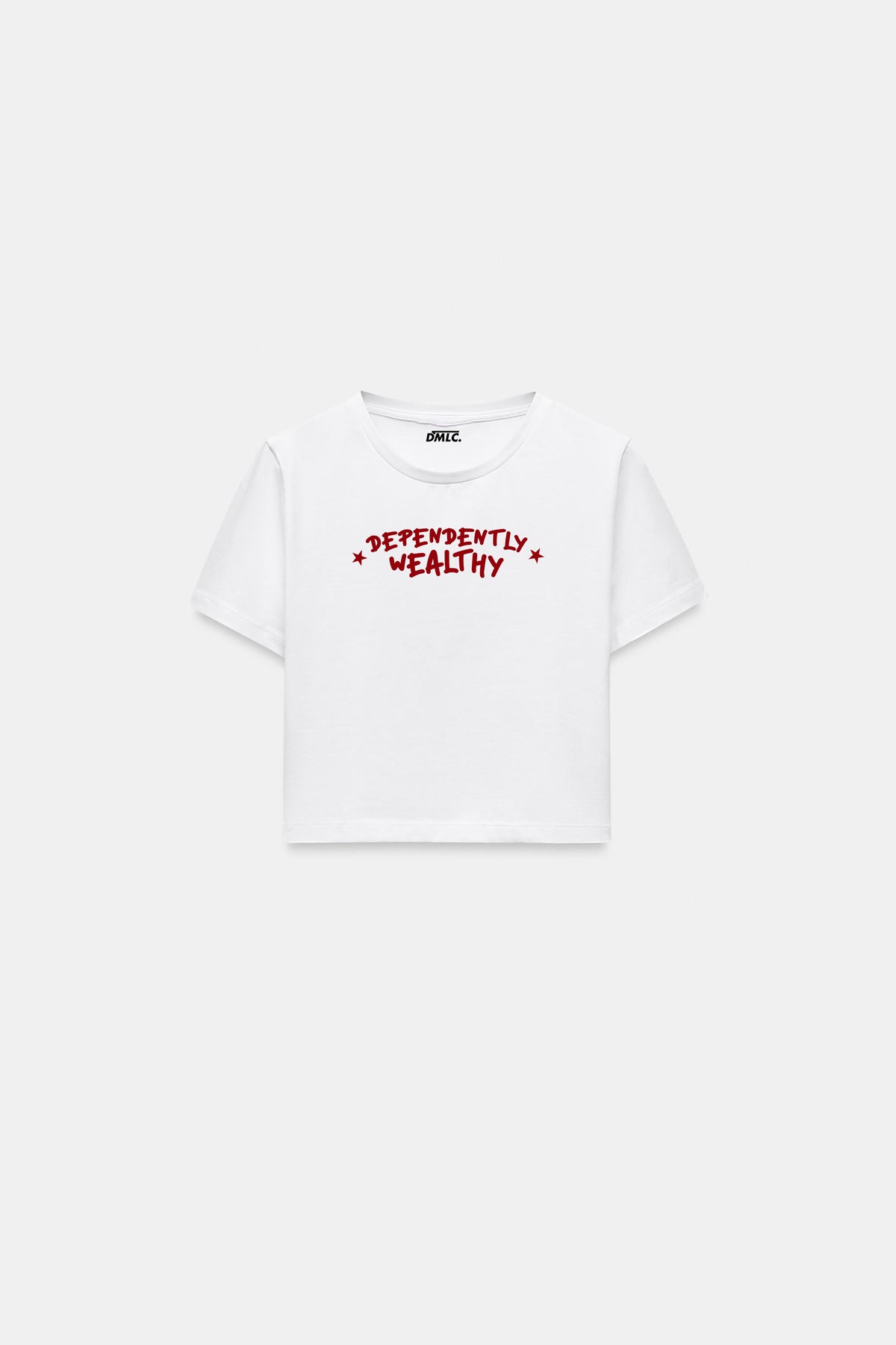 DEPENDENTLY WEALTHY BABY CROP TOP
