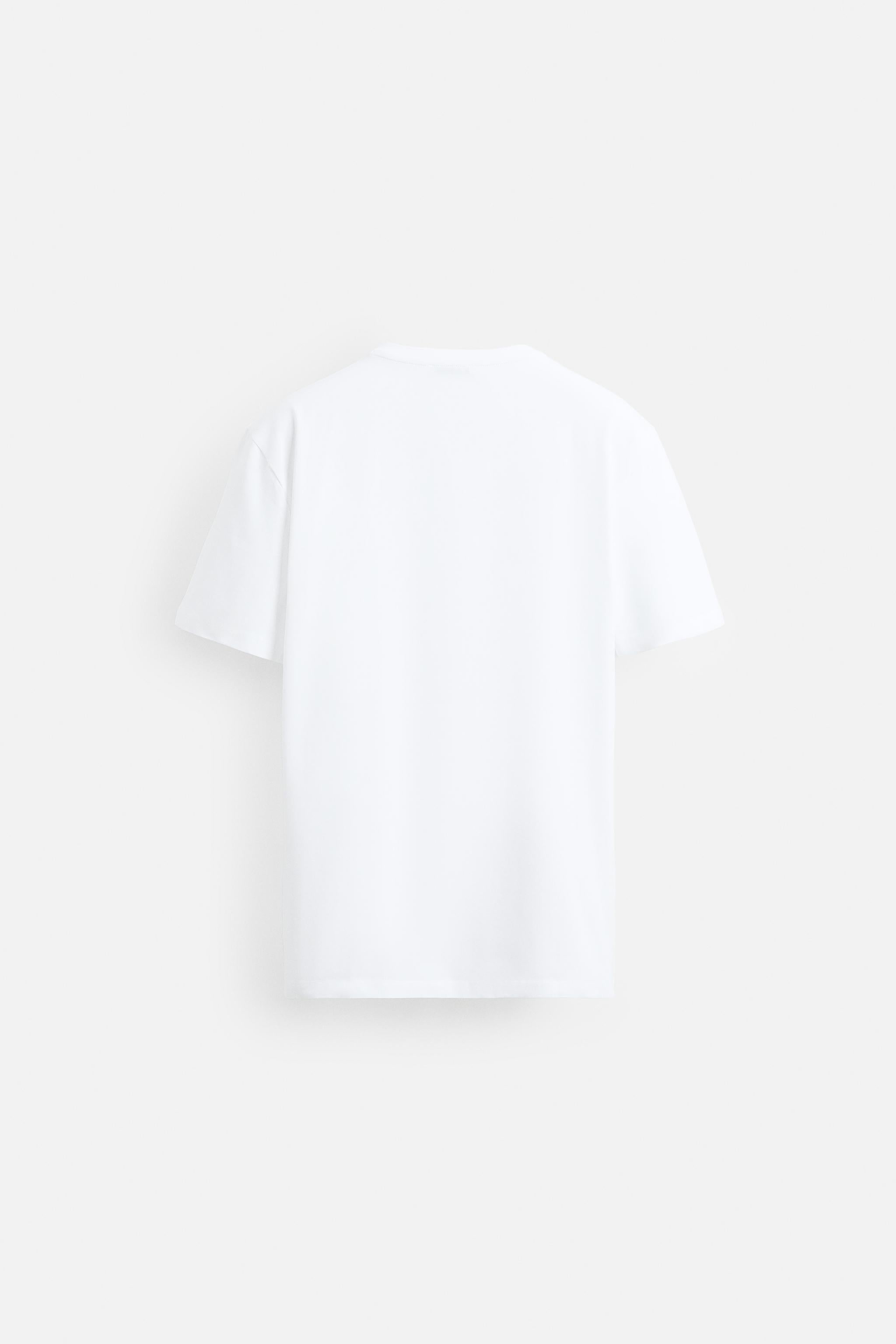 PAVITRA PAPI WHITE STRETCH SLIMFIT TSHIRT