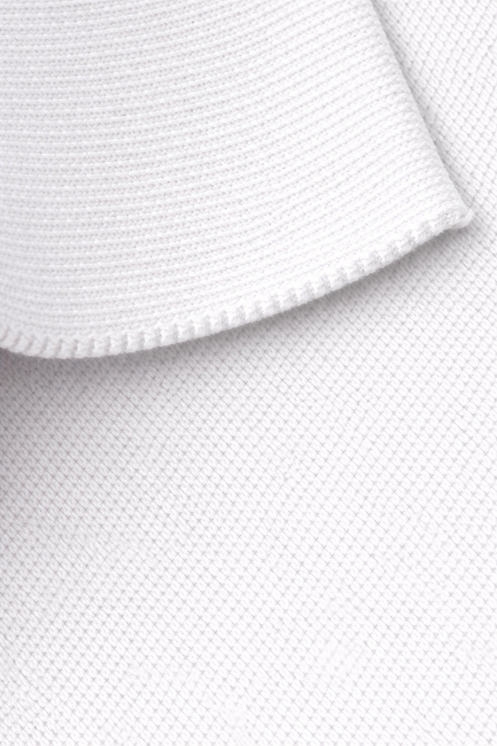 WHITE SUPER SOFT PIQUE KNIT REGULAR POLO SHIRT