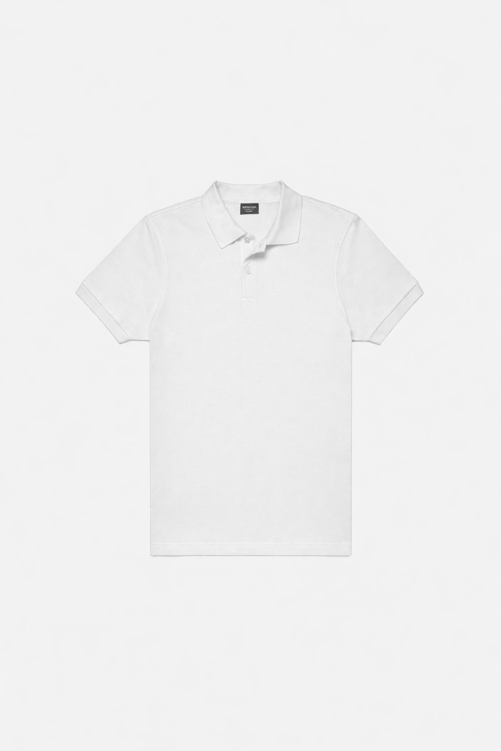 WHITE SUPER SOFT PIQUE KNIT REGULAR POLO SHIRT
