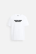 MAKE ME SHY STRETCHY WHITE TSHIRT