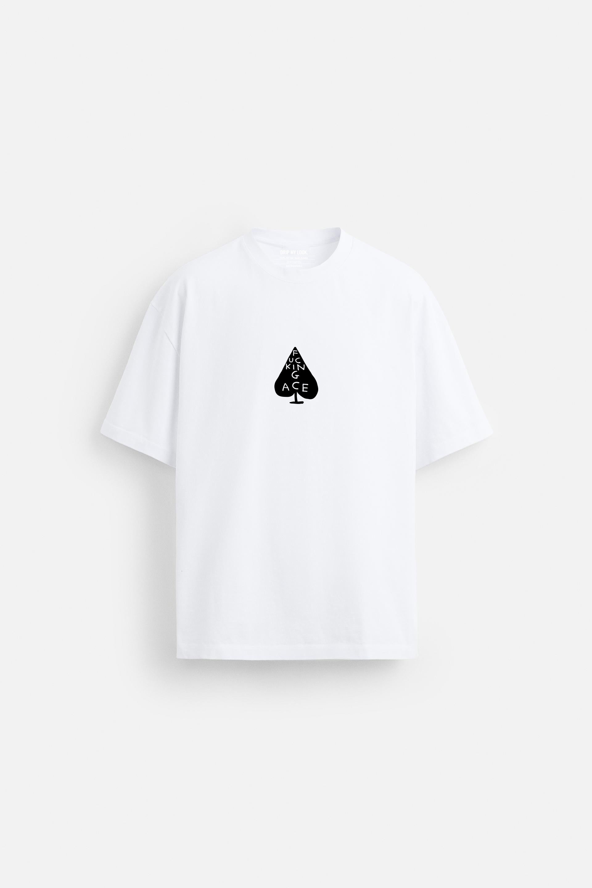 THE ACE WHITE LOOSEFIT TSHIRT