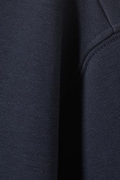 NAVY FLEECE HEAVYWEIGHT OVERSIZED SWEATSHIRT