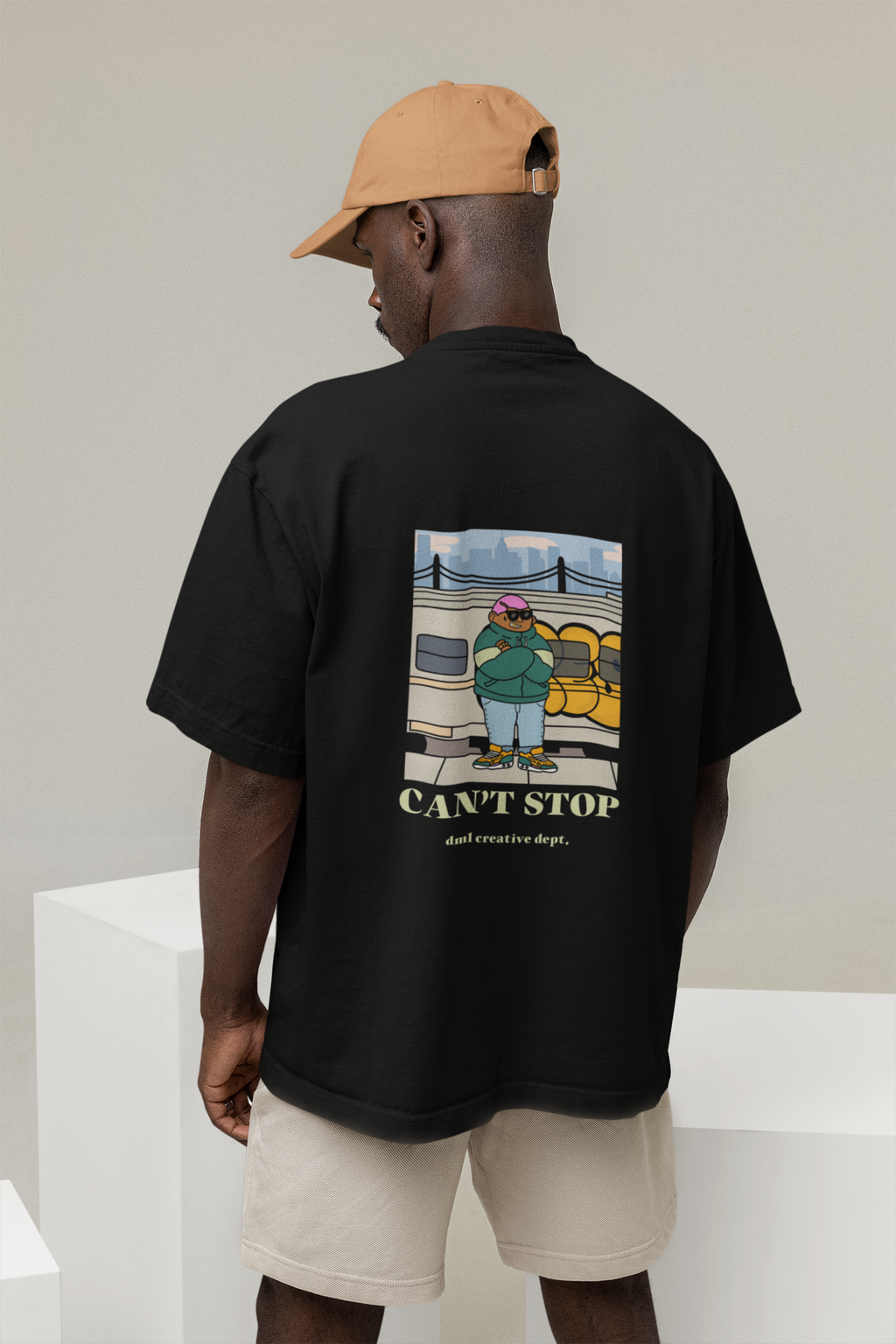 CAN'T STOP OVERSIZE T-SHIRT