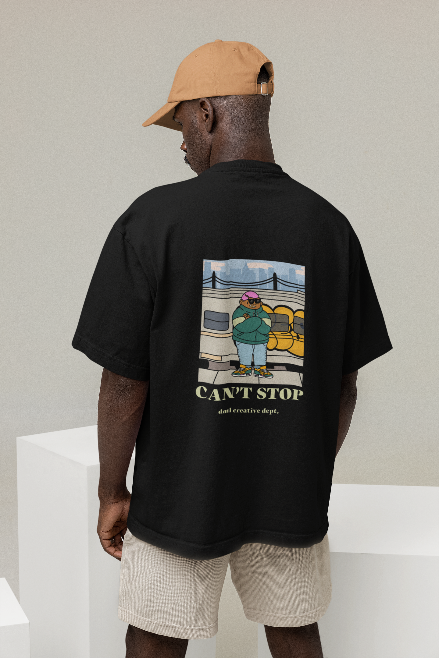 CAN'T STOP OVERSIZE T-SHIRT