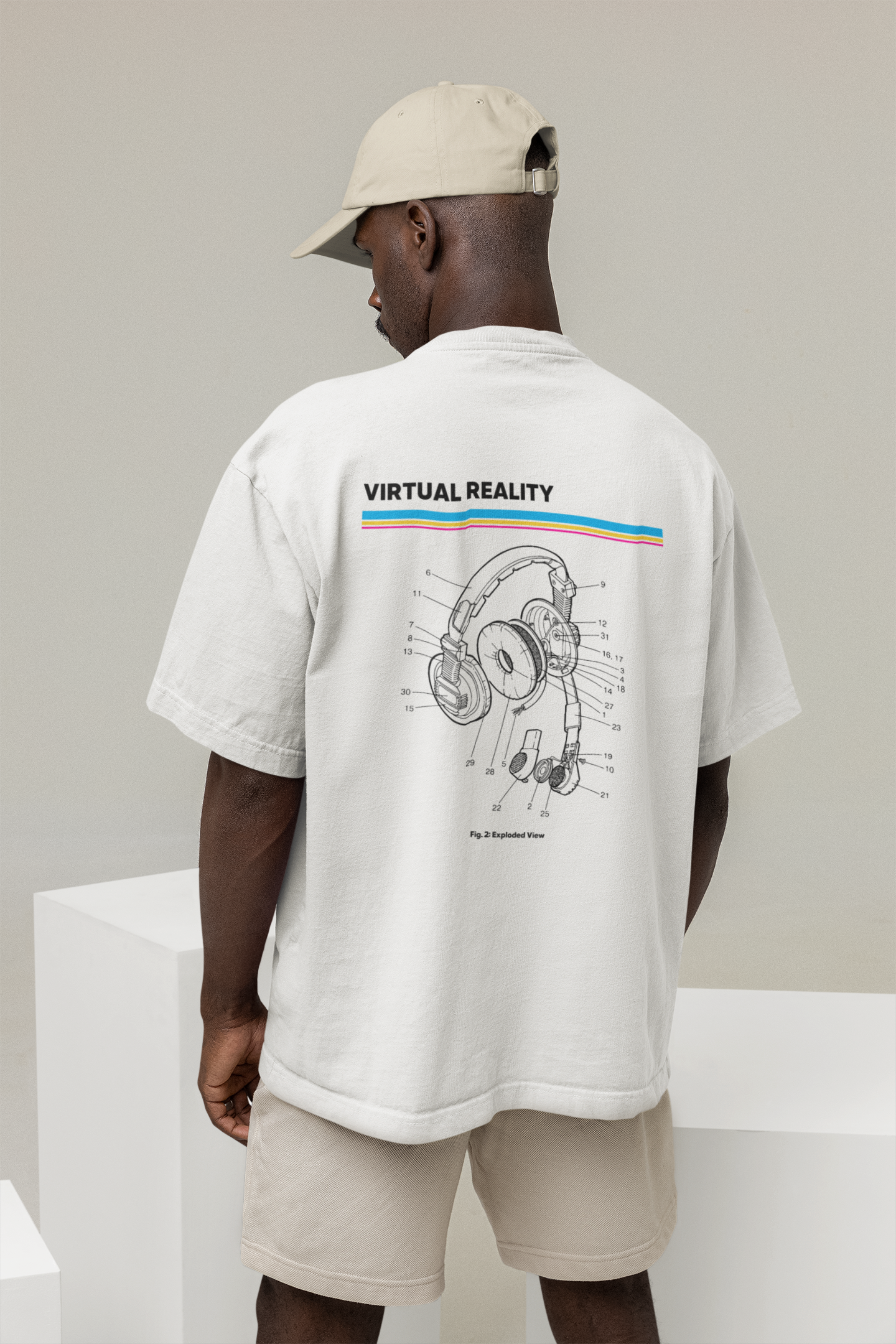 VIRTUAL REALITY PREMIUM OVERSIZE T-SHIRT