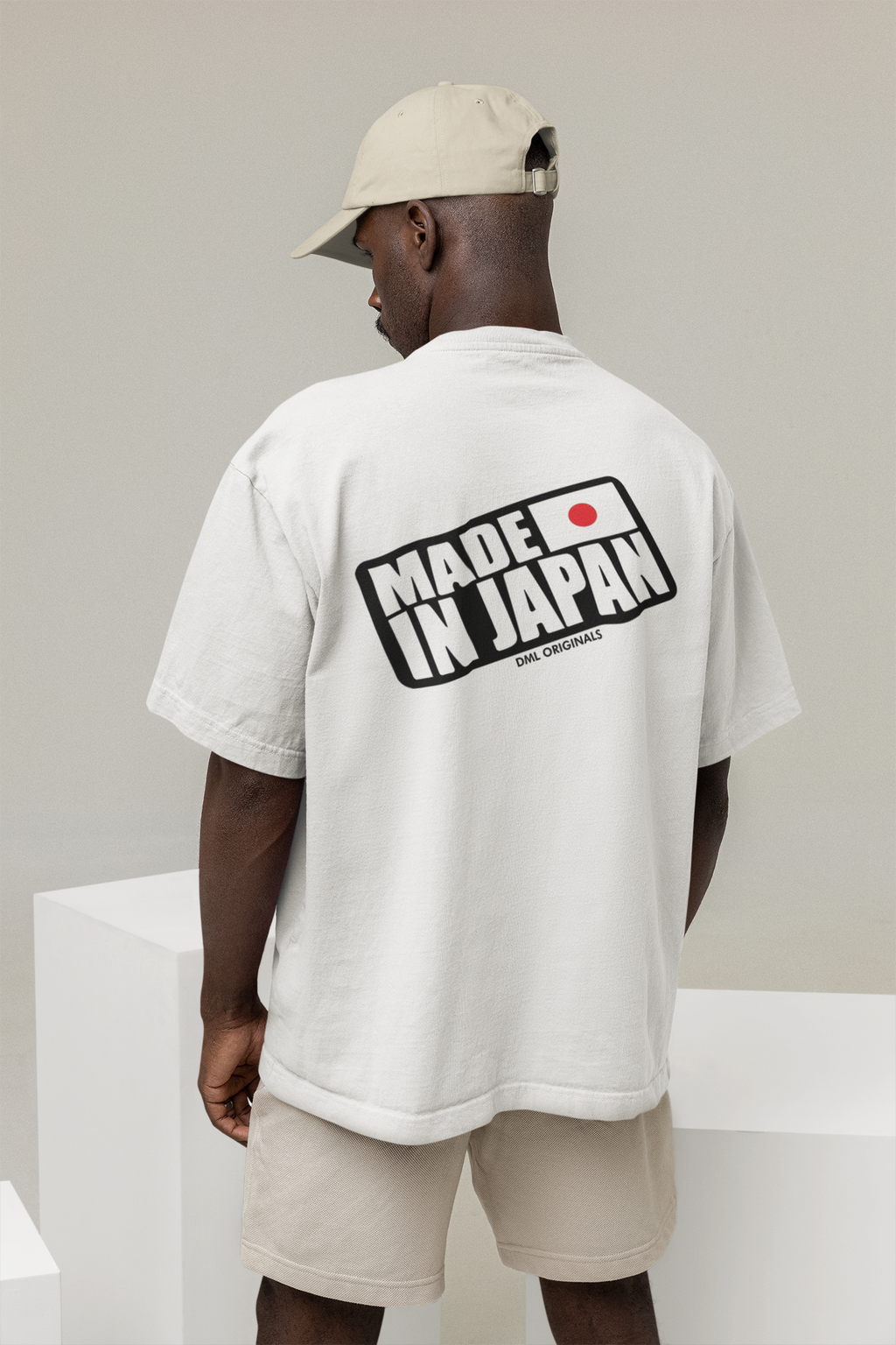 MADE IN JAPAN VINTAGE WHITE OVERSIZED T-SHIRT