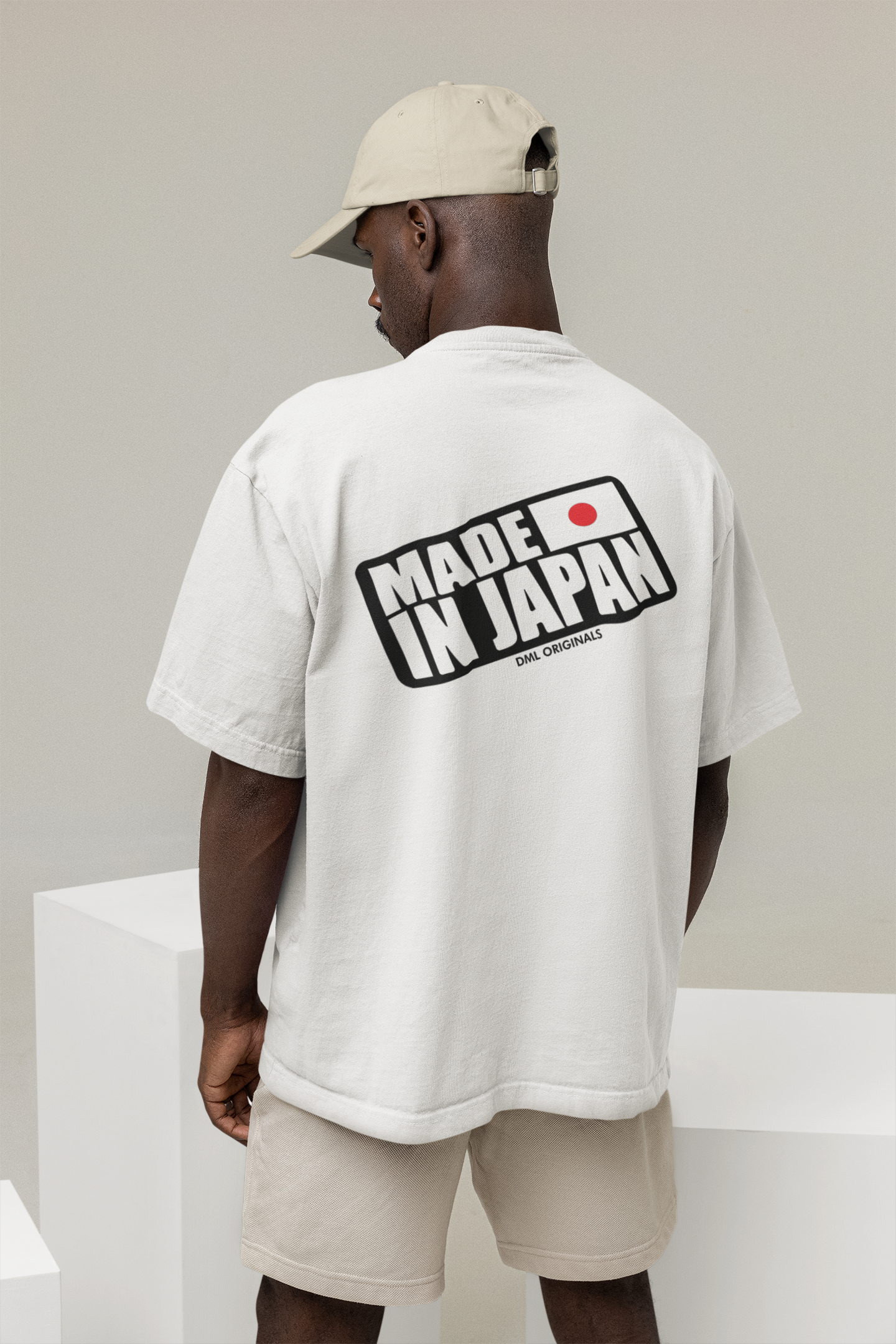 MADE IN JAPAN VINTAGE WHITE OVERSIZED T-SHIRT