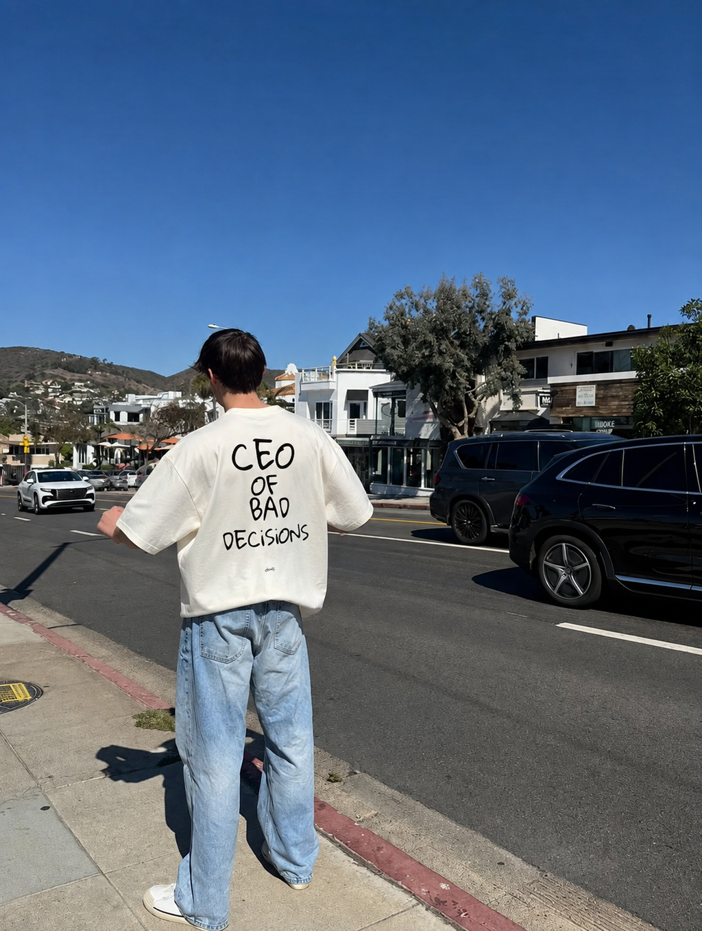 BAD DECISION OVERSIZED TSHIRT