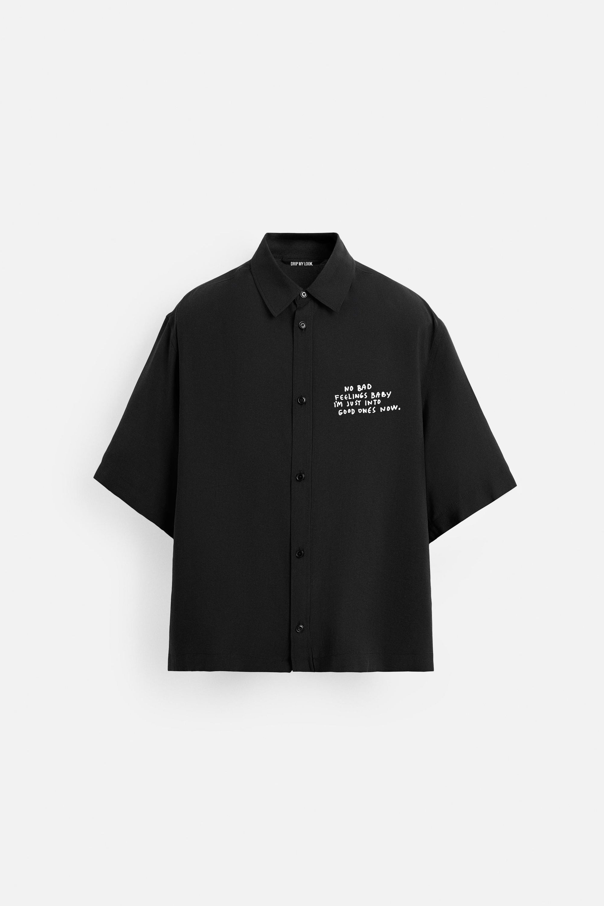 GOOD FEELINGS RELAXED FIT FLOWING SHIRT