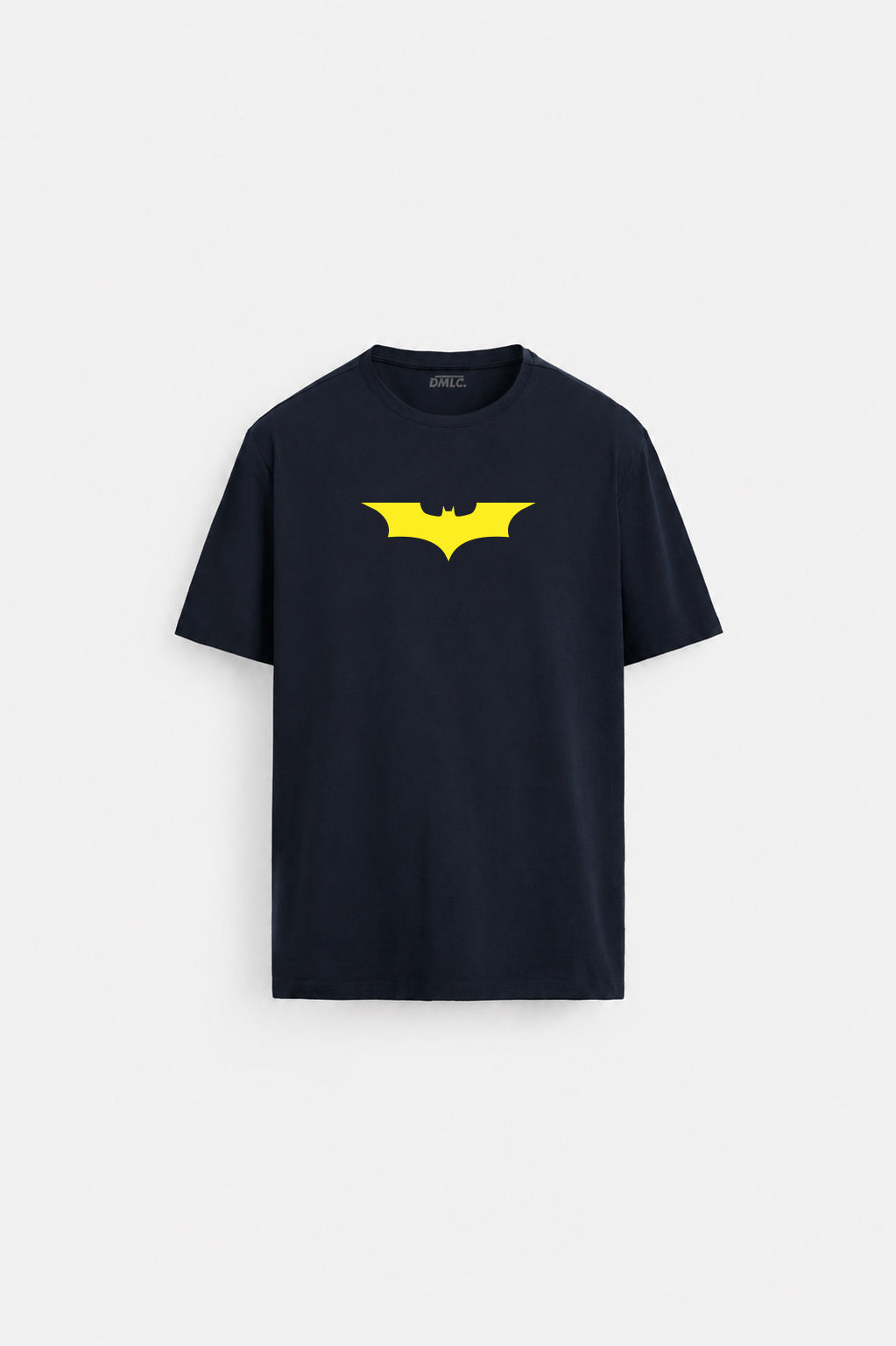 BATMAN UNISEX STRETCH NAVY TSHIRT