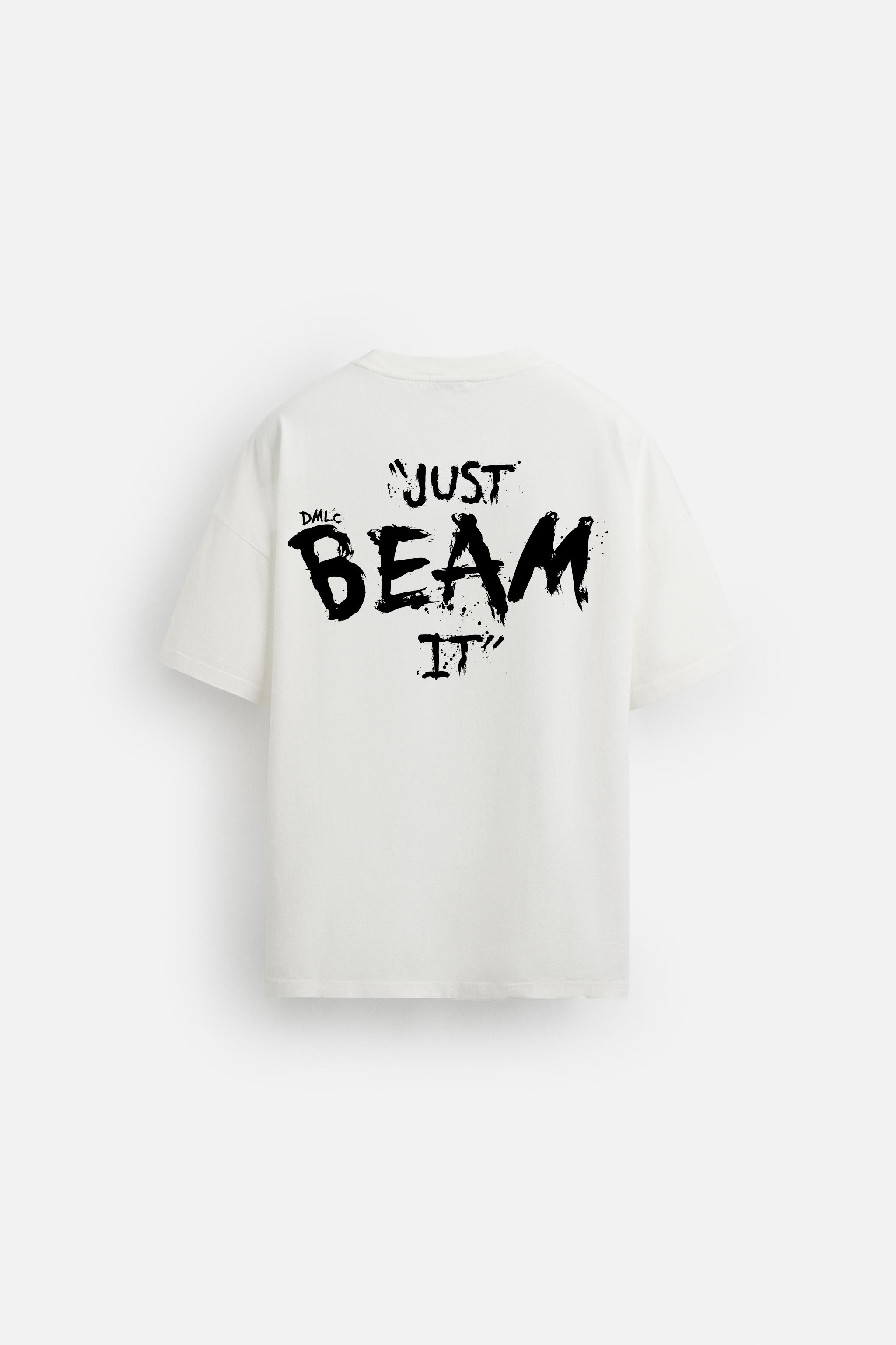 JUST BEAM IT TERRYKNIT OVERSIZED TSHIRT