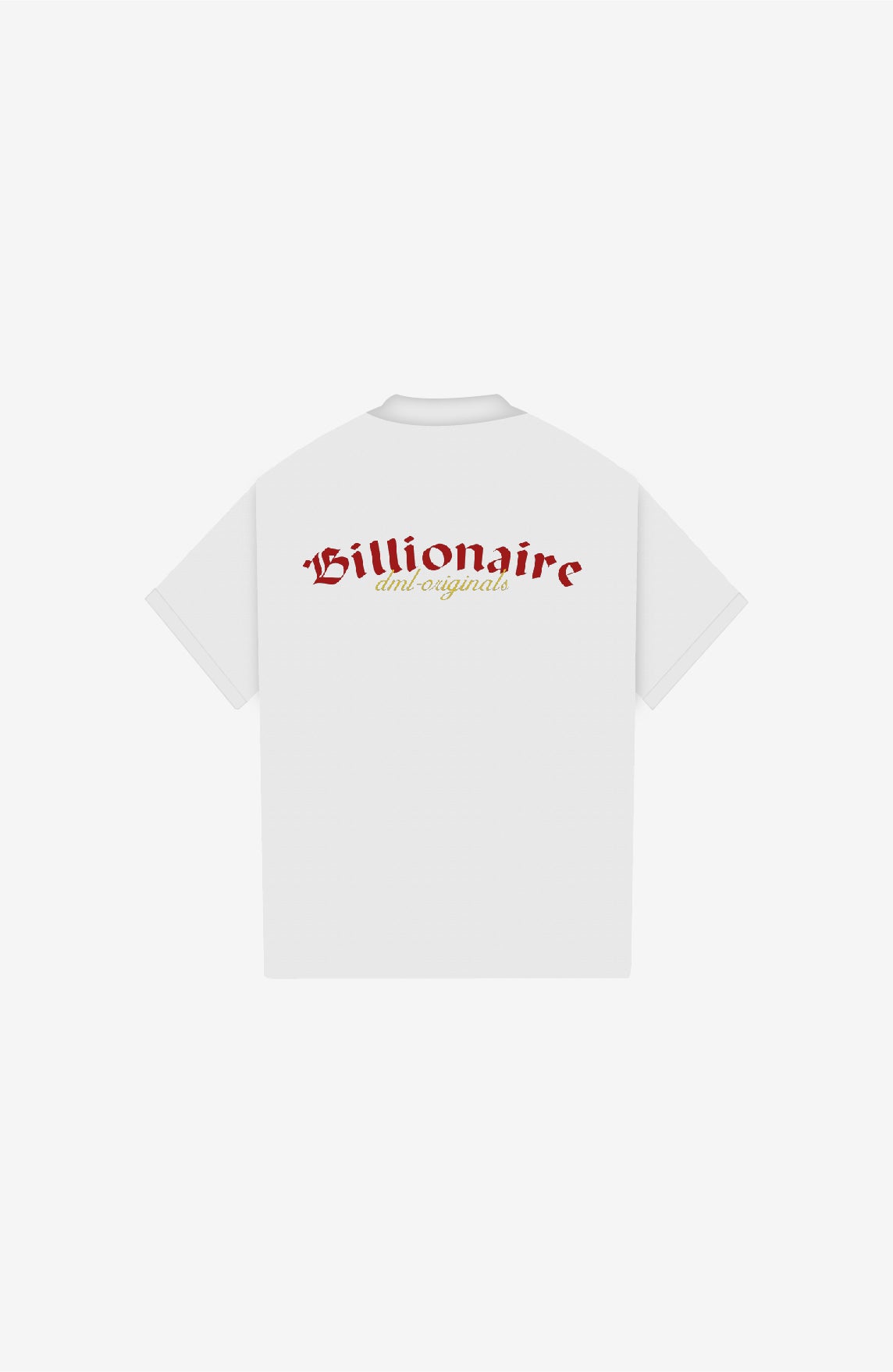 BILLIONAIRE GOLD WHITE POLO SHIRT