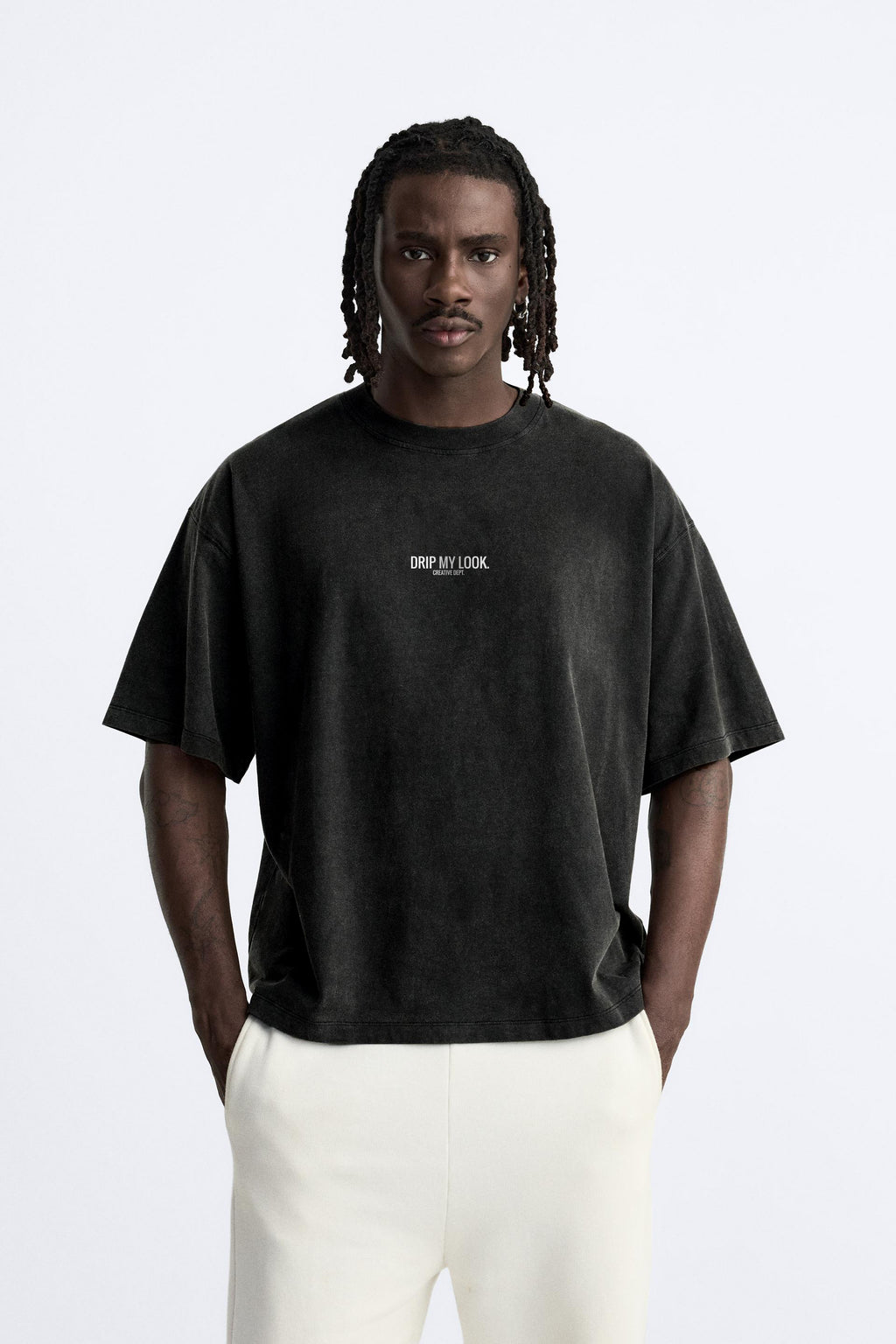 VENOM BLACK ACID OVERSIZED T-SHIRT