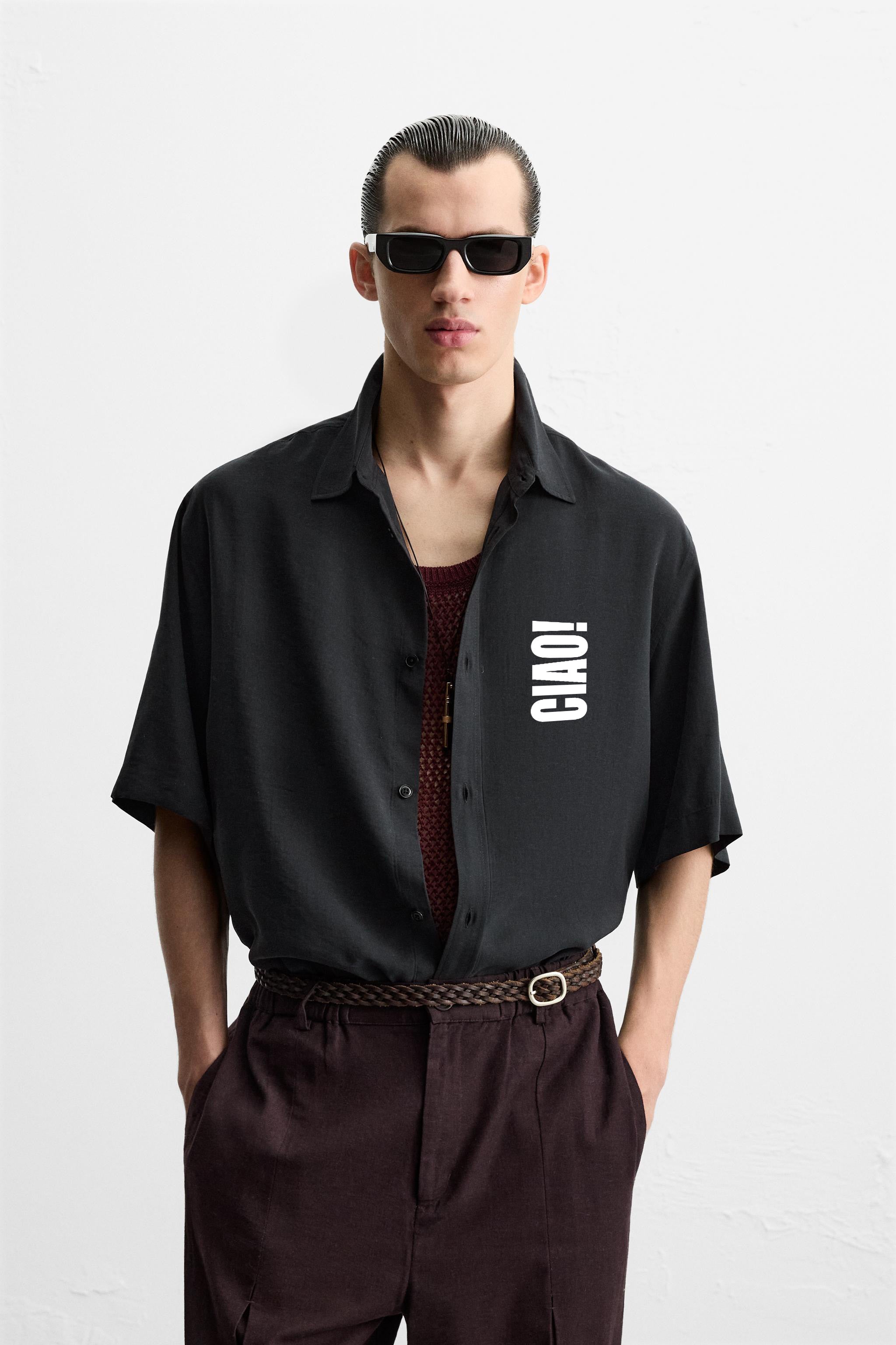 CIAO RELAXED FIT FLOWING SHIRT