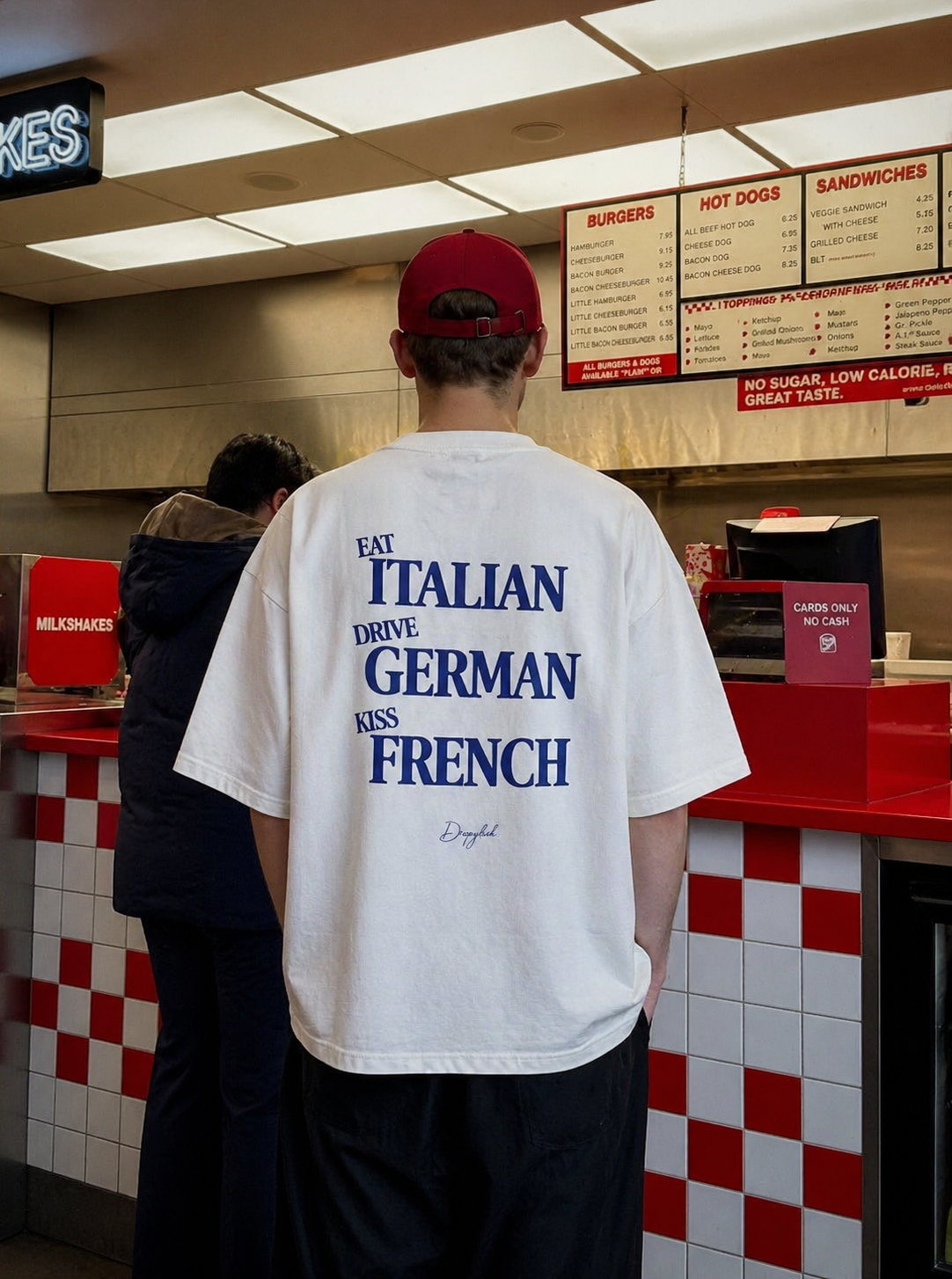 KISS FRENCH OVERSIZED TSHIRT