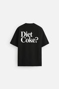 DIET COKE BLACK LOOSEFIT TSHIRT