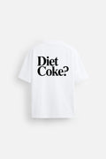 DIET COKE WHITE LOOSEFIT TSHIRT