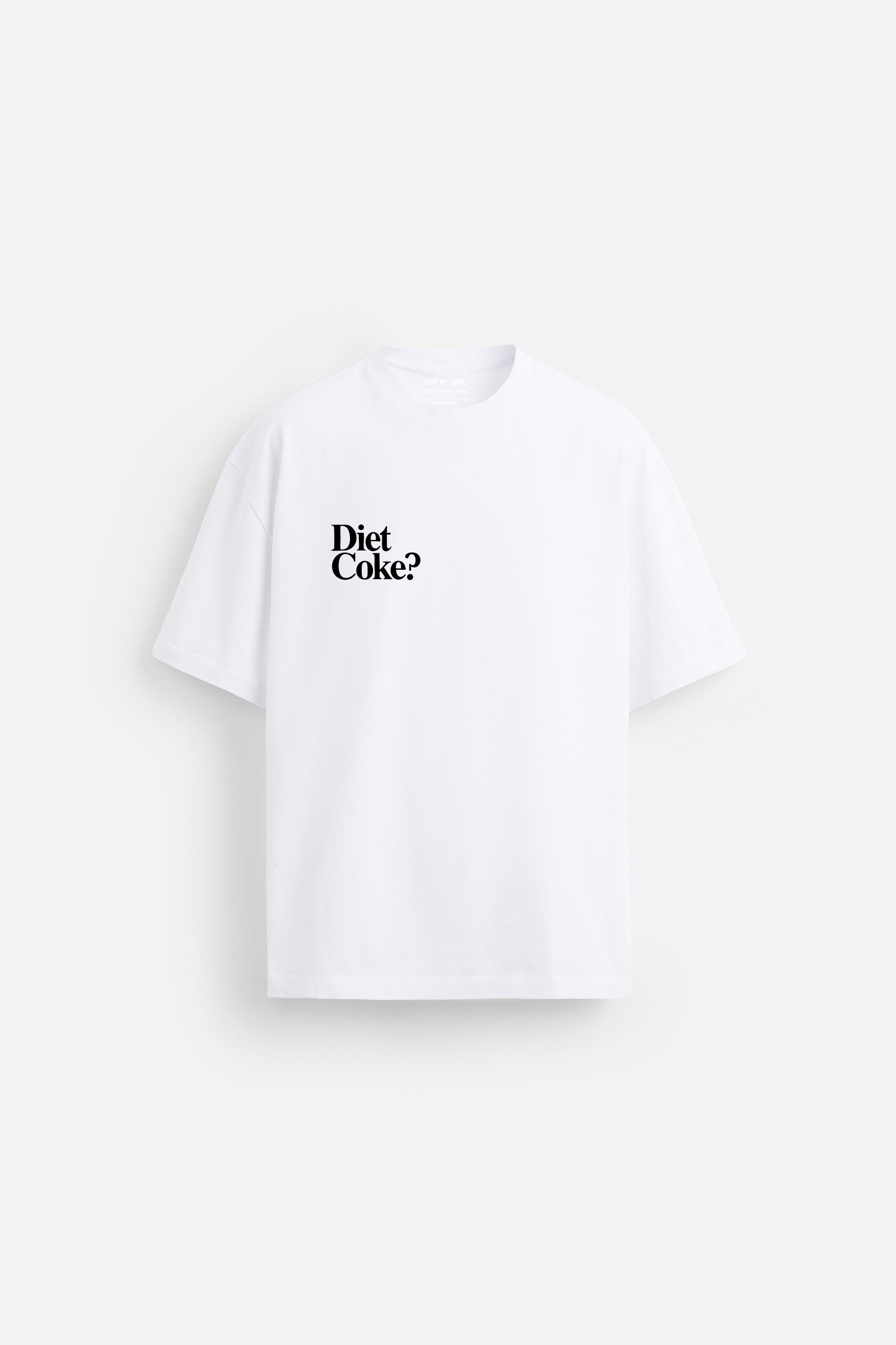 DIET COKE WHITE LOOSEFIT TSHIRT