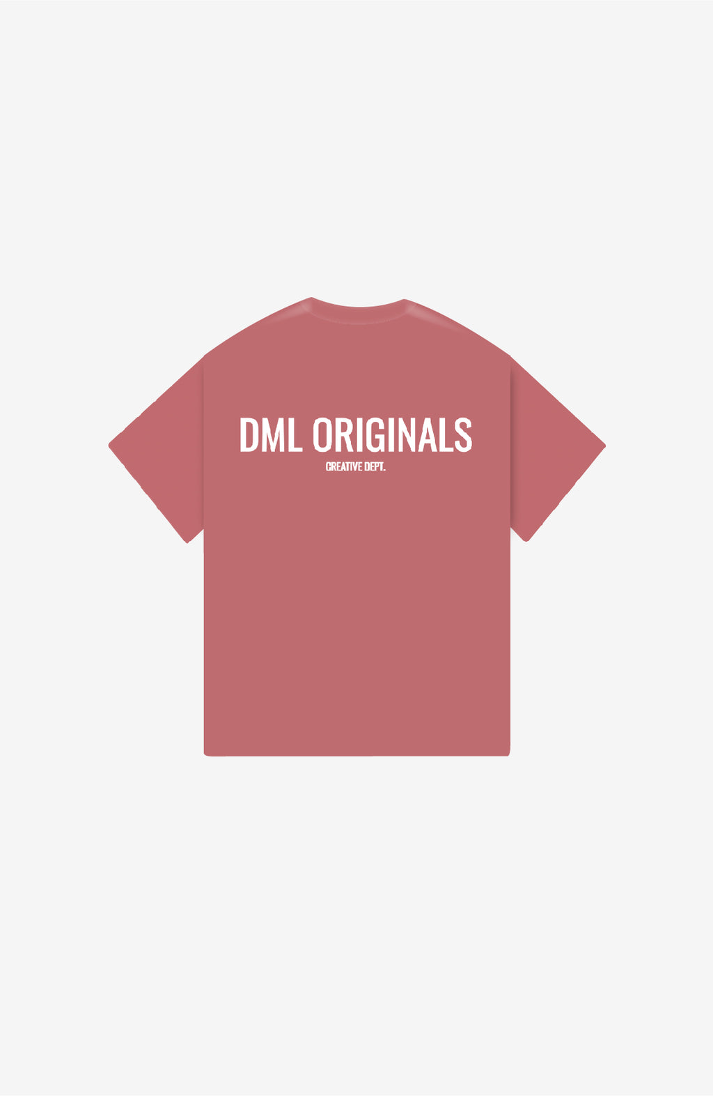 DML ORIGINALS RED OVERSIZE T-SHIRT