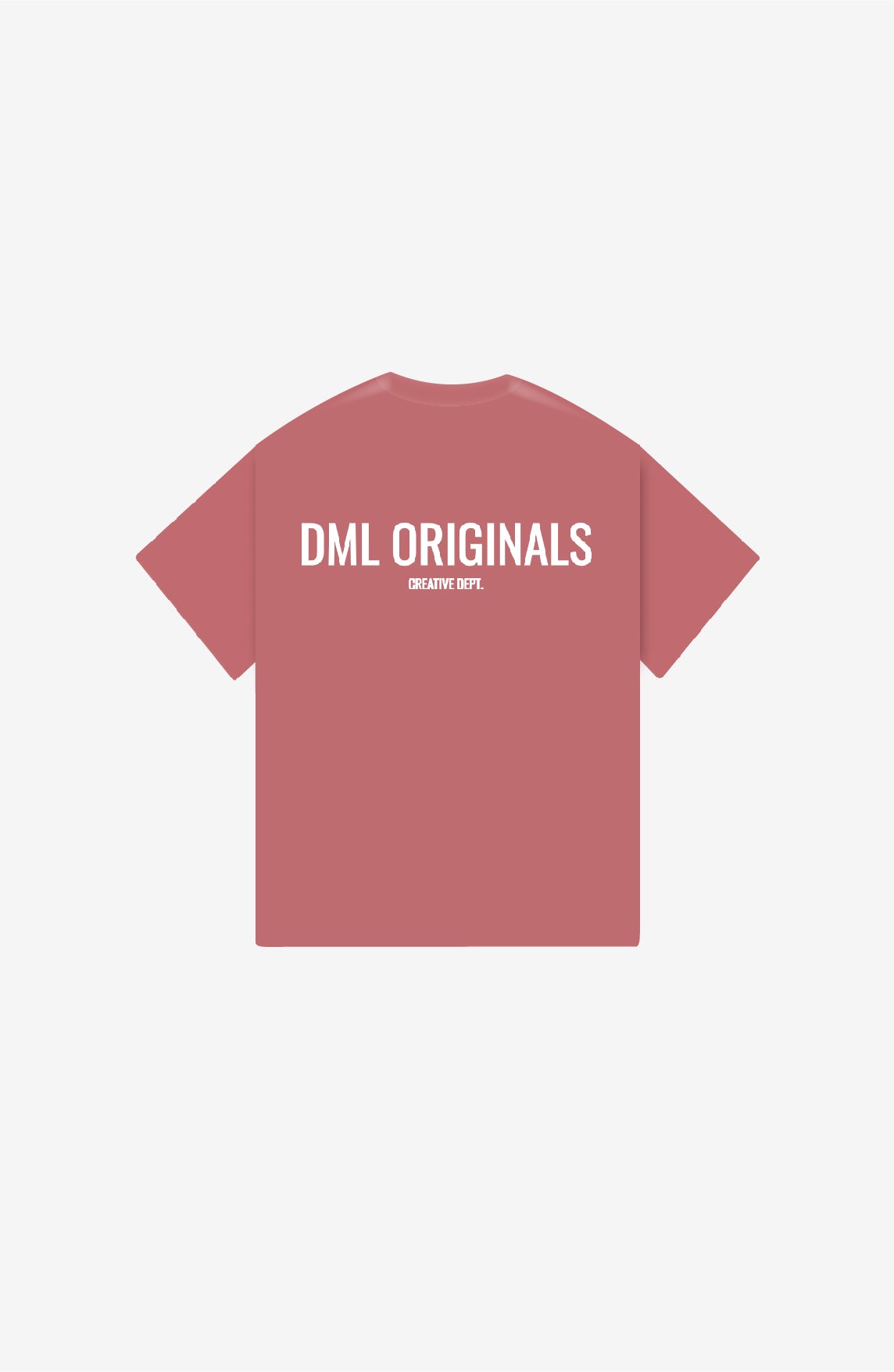 DML ORIGINALS RED OVERSIZE T-SHIRT