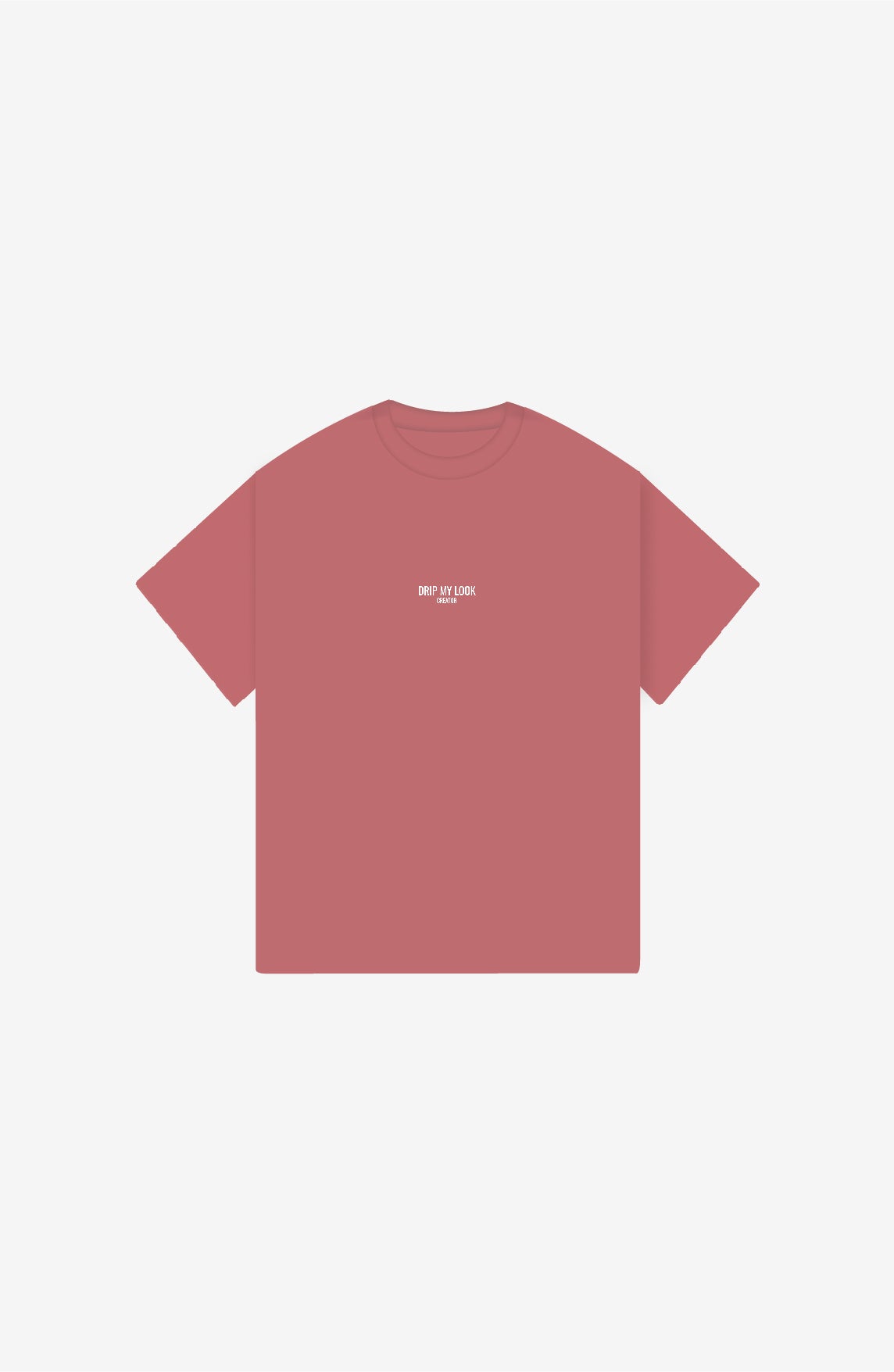 DML ORIGINALS RED OVERSIZE T-SHIRT
