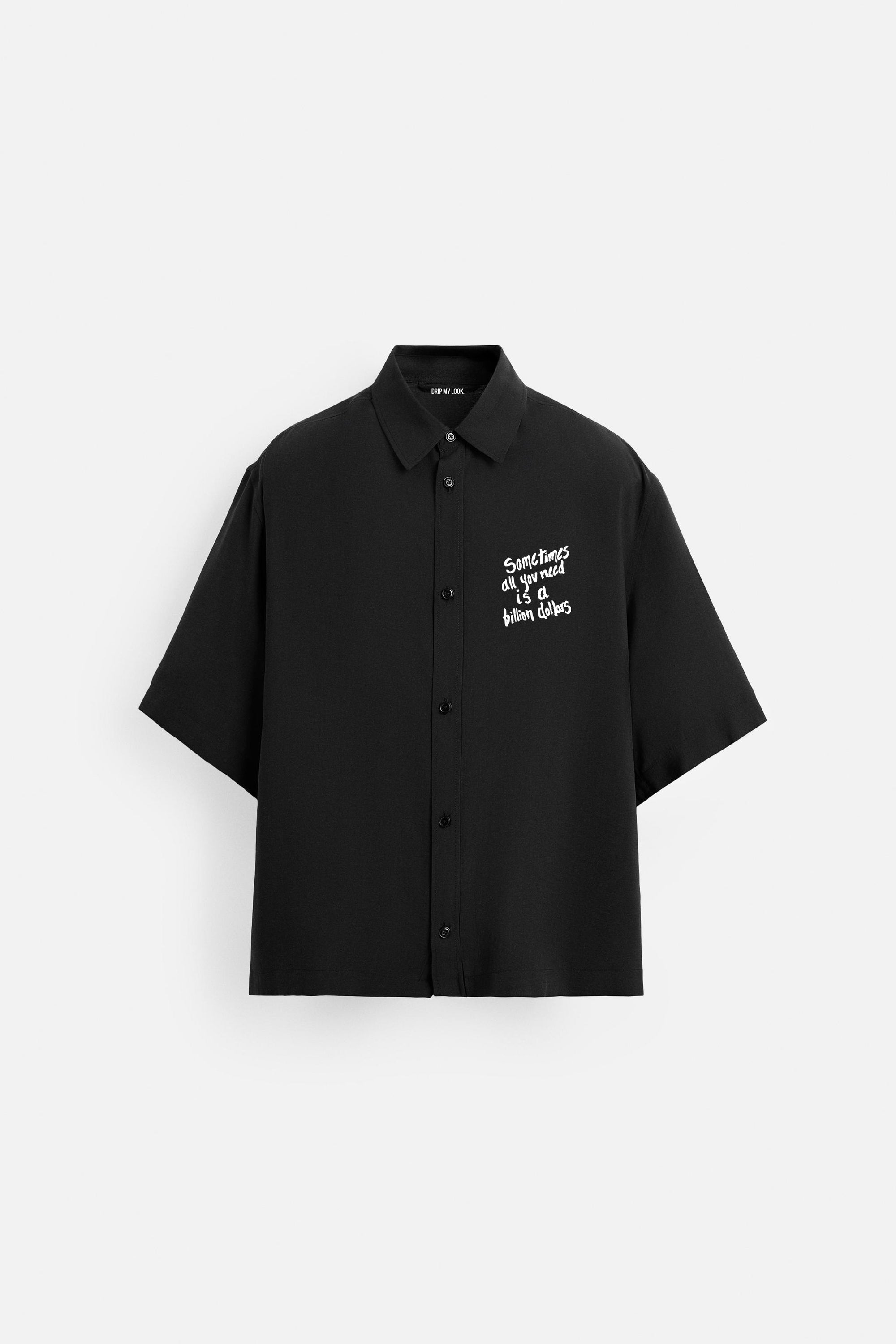 BILLION DOLLARS RELAXED FIT FLOWING SHIRT