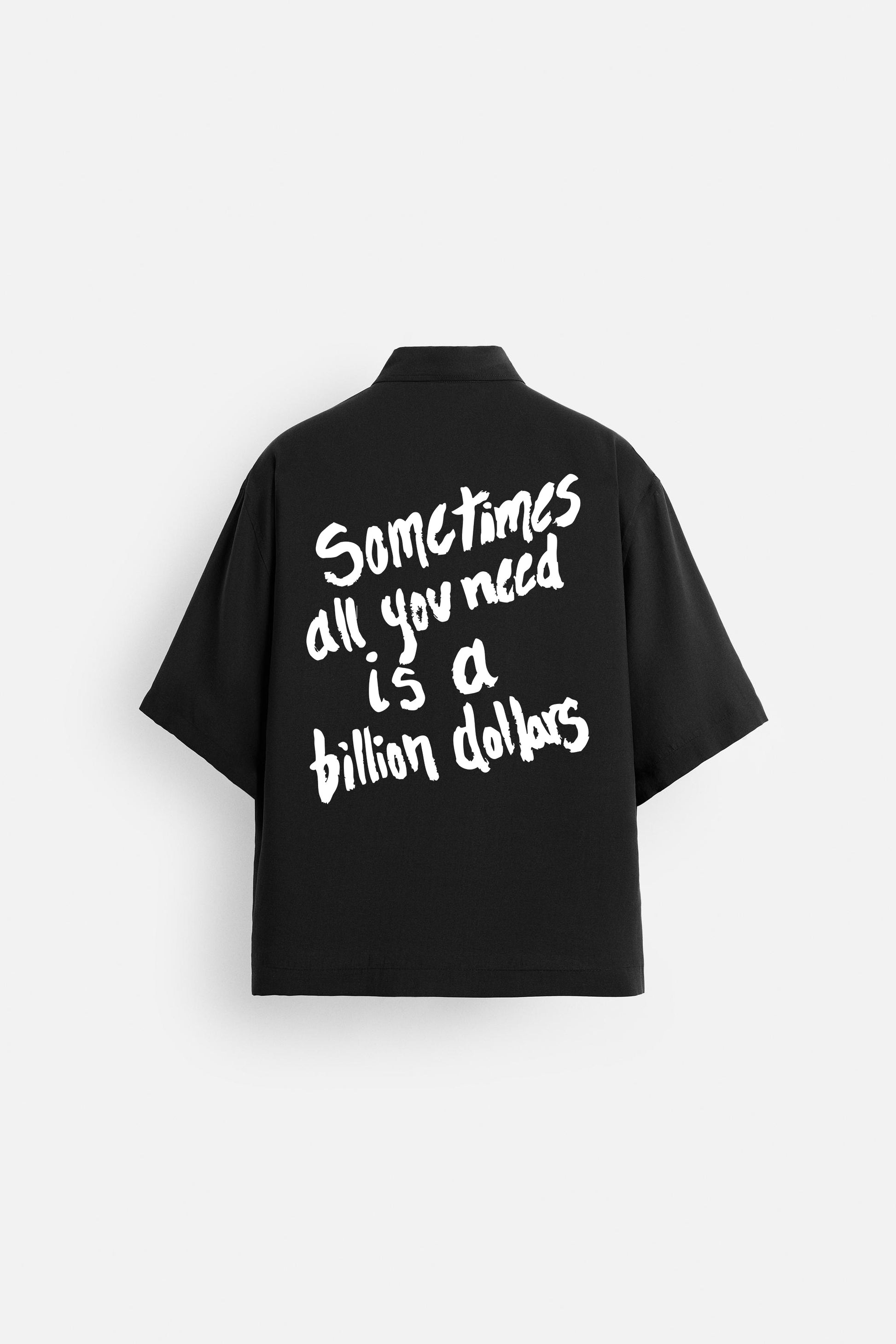 BILLION DOLLARS RELAXED FIT FLOWING SHIRT
