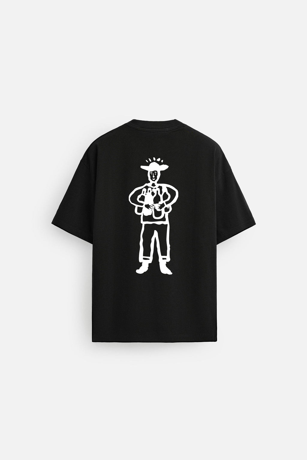 HOUSEPARTY BLACK LOOSEFIT TSHIRT
