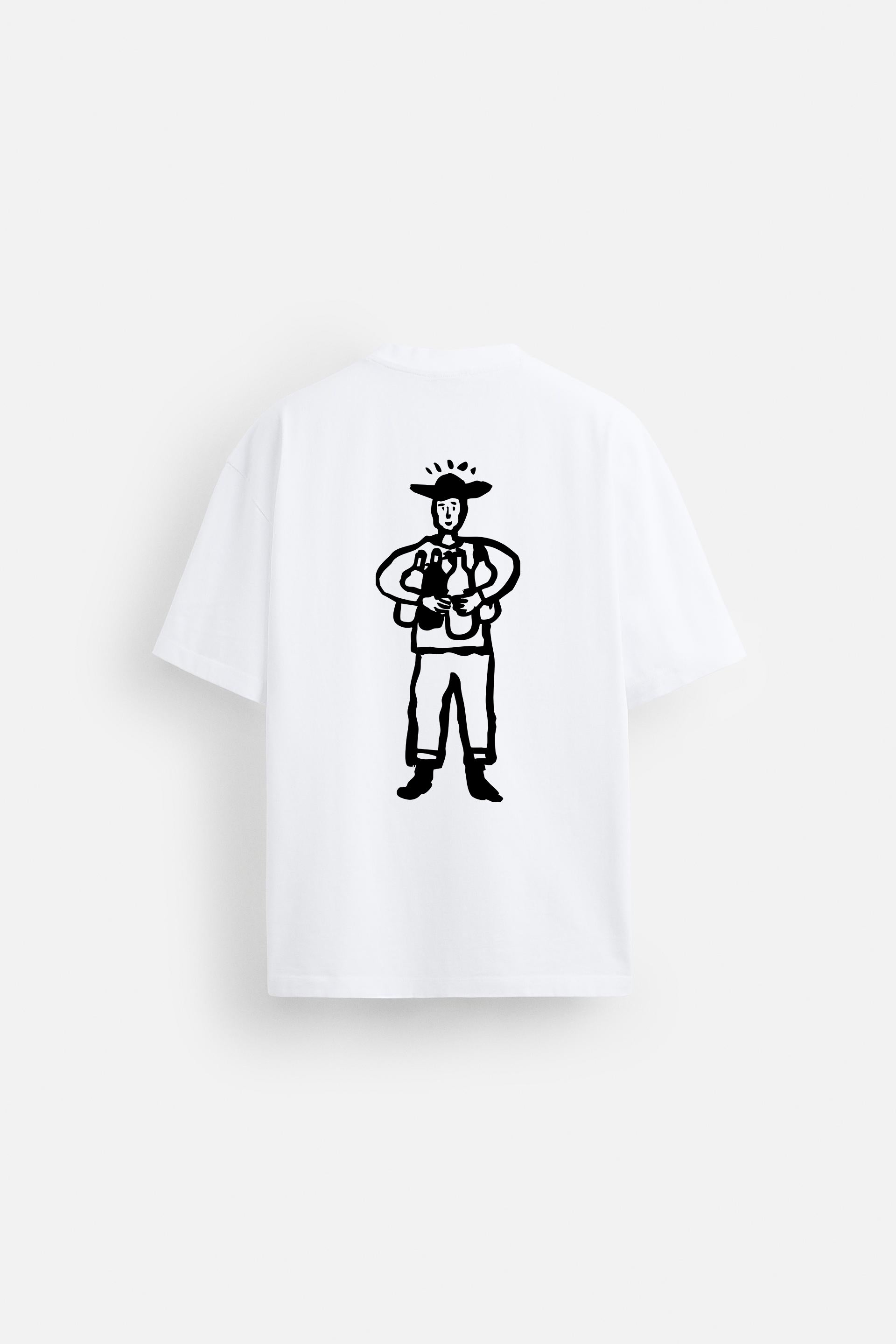 HOUSEPARTY WHITE LOOSEFIT TSHIRT