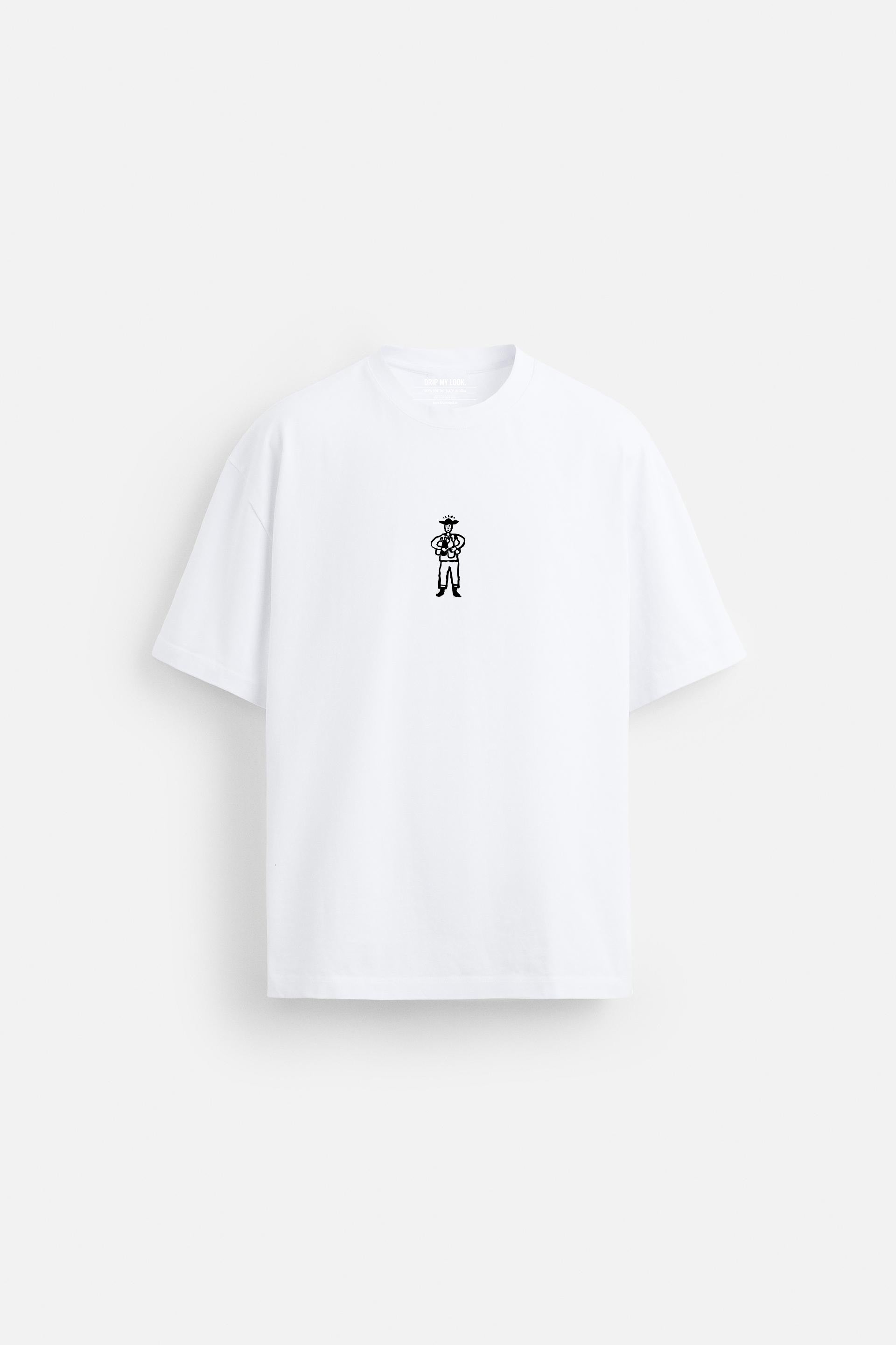 HOUSEPARTY WHITE LOOSEFIT TSHIRT