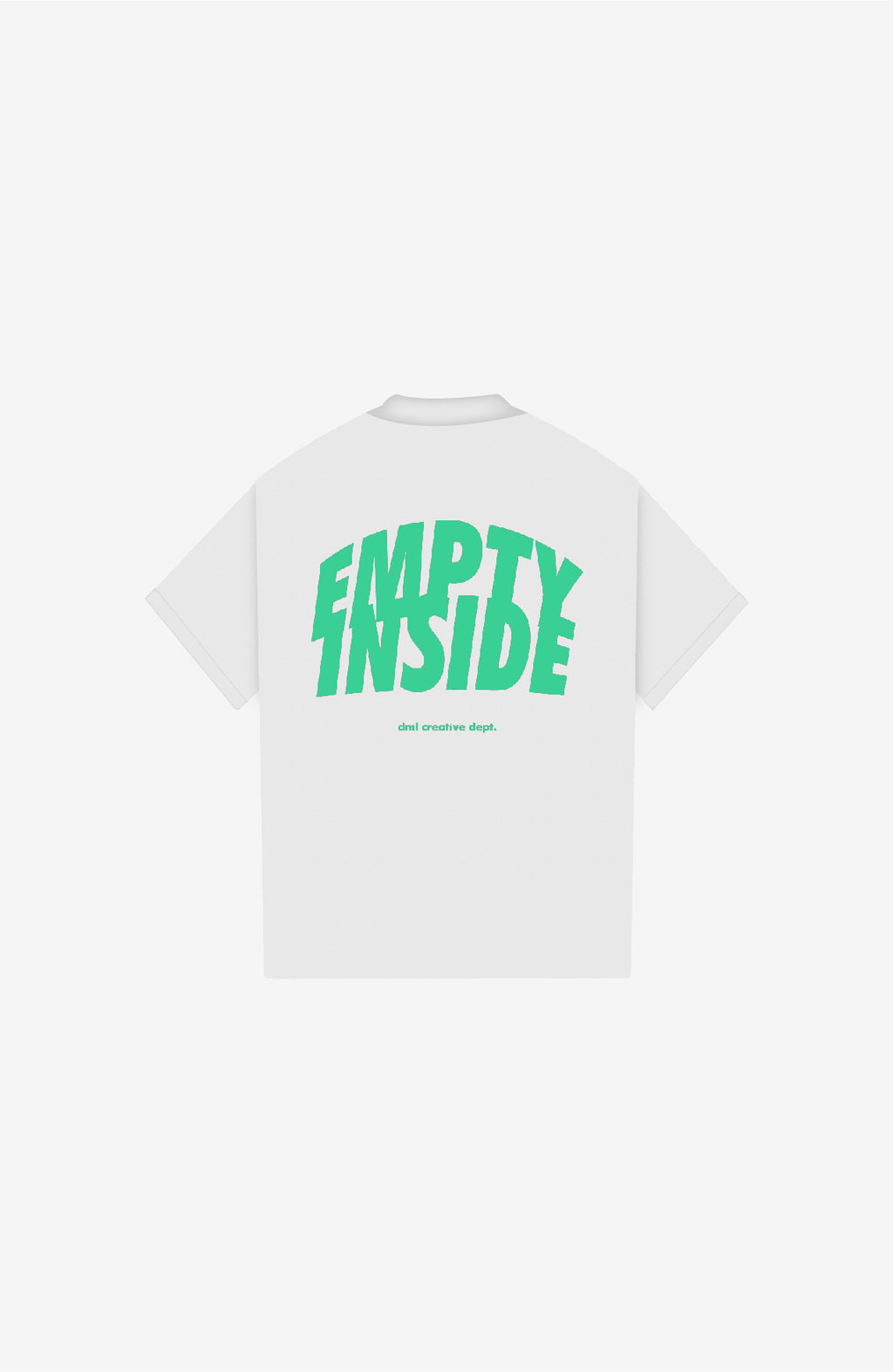 EMPTY INSIDE WHITE POLO SHIRT