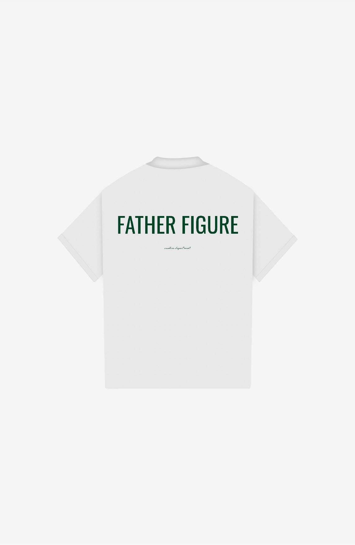 FATHER FIGURE WHITE POLO SHIRT