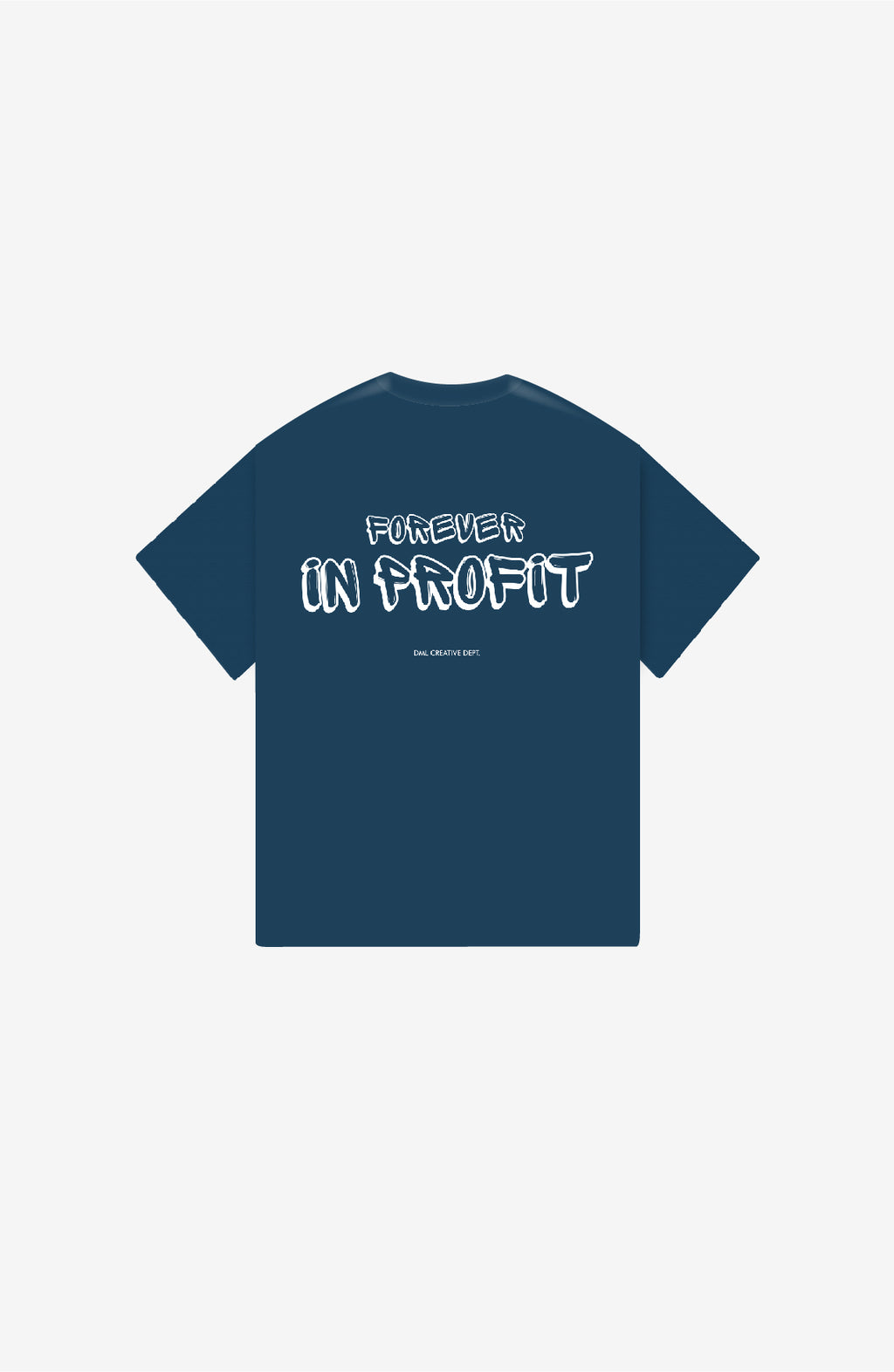 FOREVER IN PROFIT NAVY OVERSIZE T-SHIRT