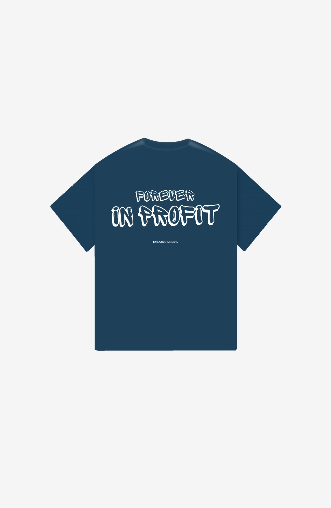 FOREVER IN PROFIT NAVY OVERSIZE T-SHIRT